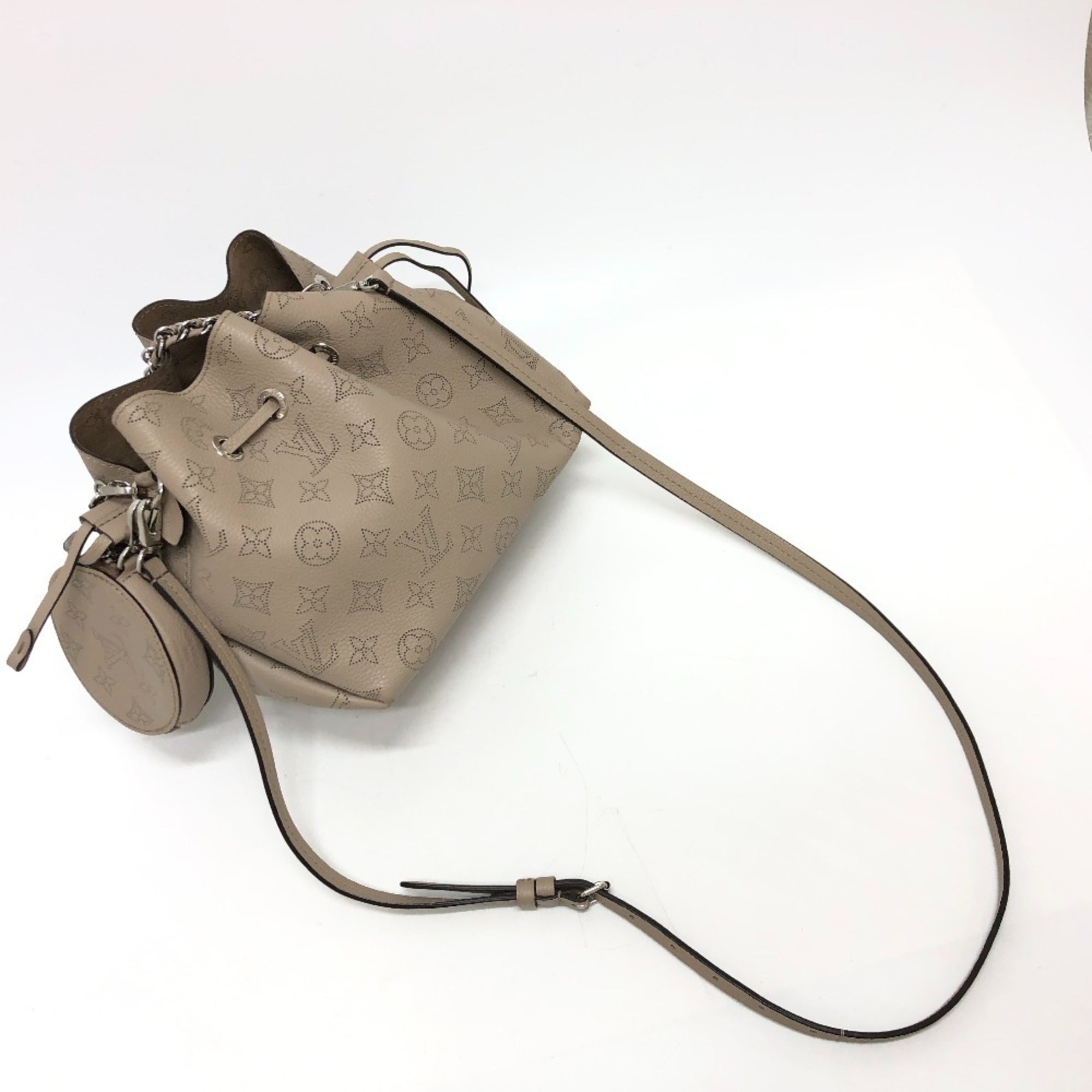 Louis Vuitton Monogram Beige Galle Leather Handbag Shoulder Bag (Pre-Owned)