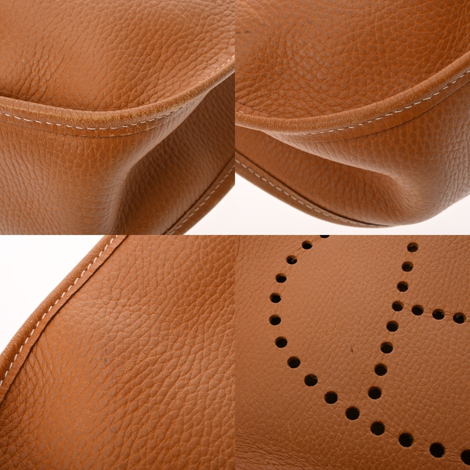 Hermes Evelyne Natural Ardennes Leather Shoulder Bag (Pre-Owned)