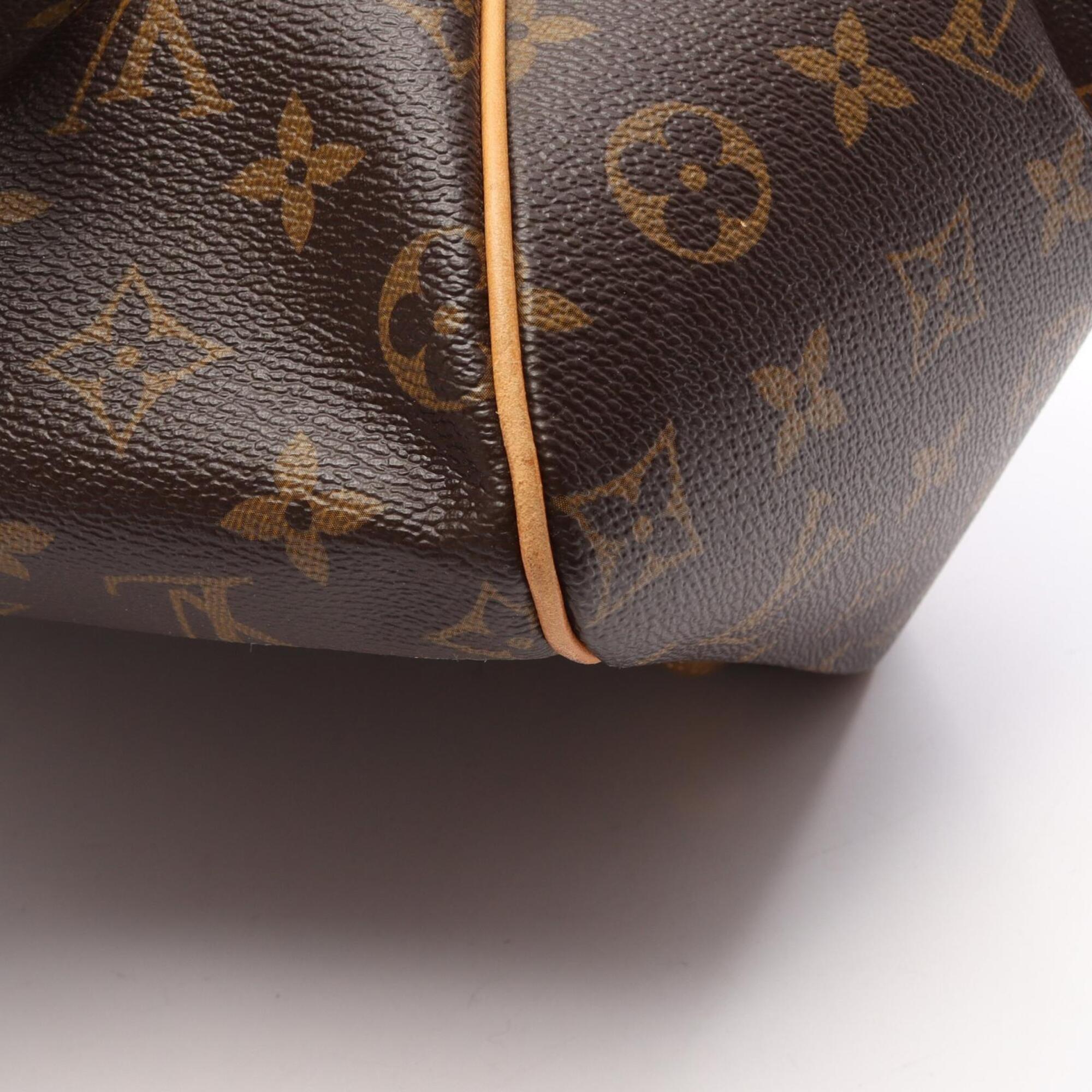 Louis Vuitton Brown Pvc Leather Handbag (Pre-Owned)