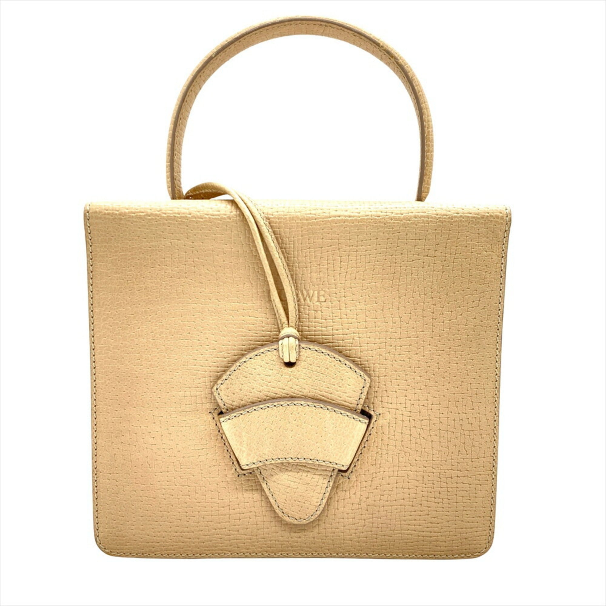 Loewe Beige Leather Handbag (Pre-Owned)