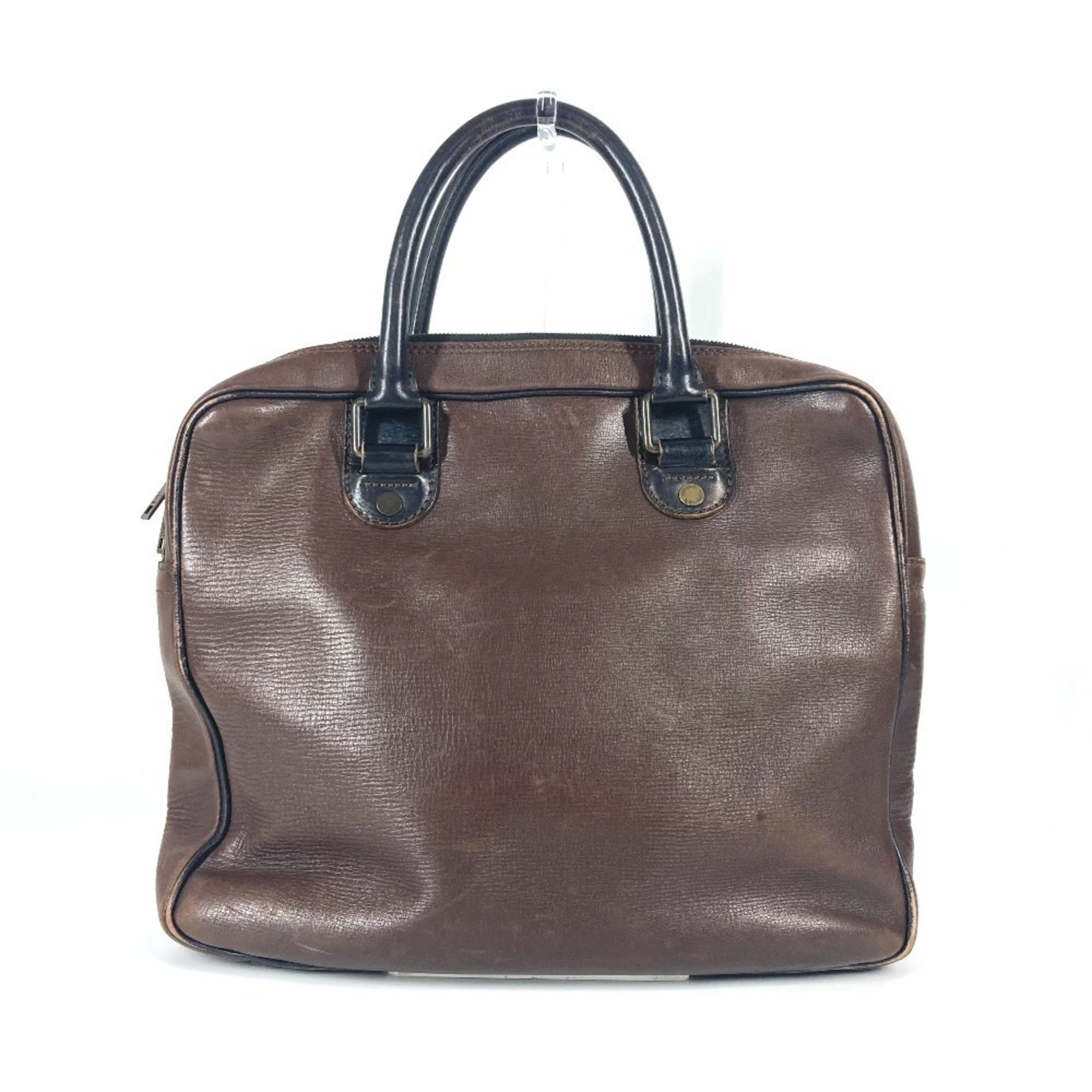 Louis Vuitton Brown Galle Utah Leather Briefcase Handbag Tote Bag (Pre-Owned)