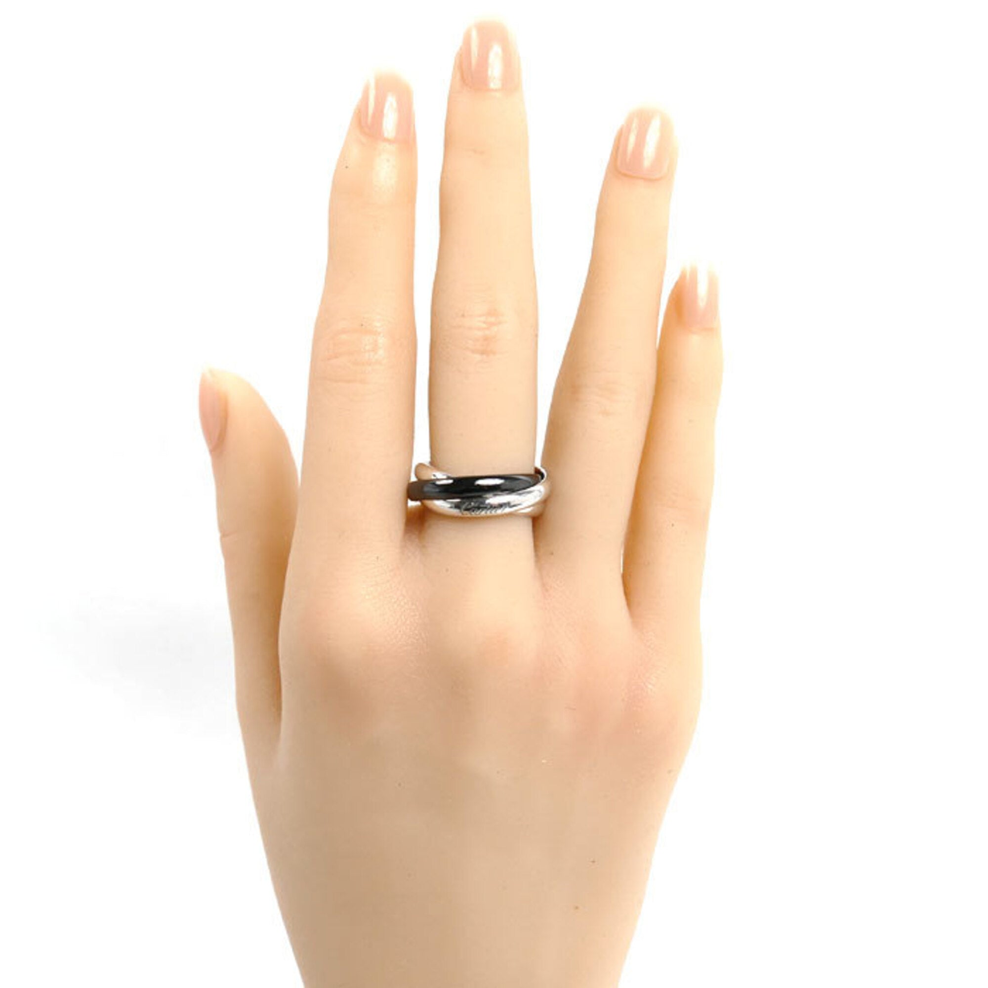 Cartier White Gold (18K) Ceramic Band Ring (Pre-Owned)