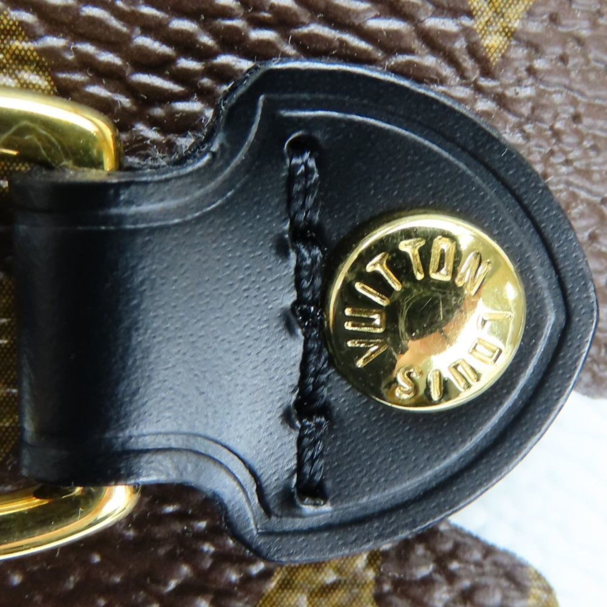 Louis Vuitton Black Brown Gold Silver Monogram Tote Bag (Pre-Owned)