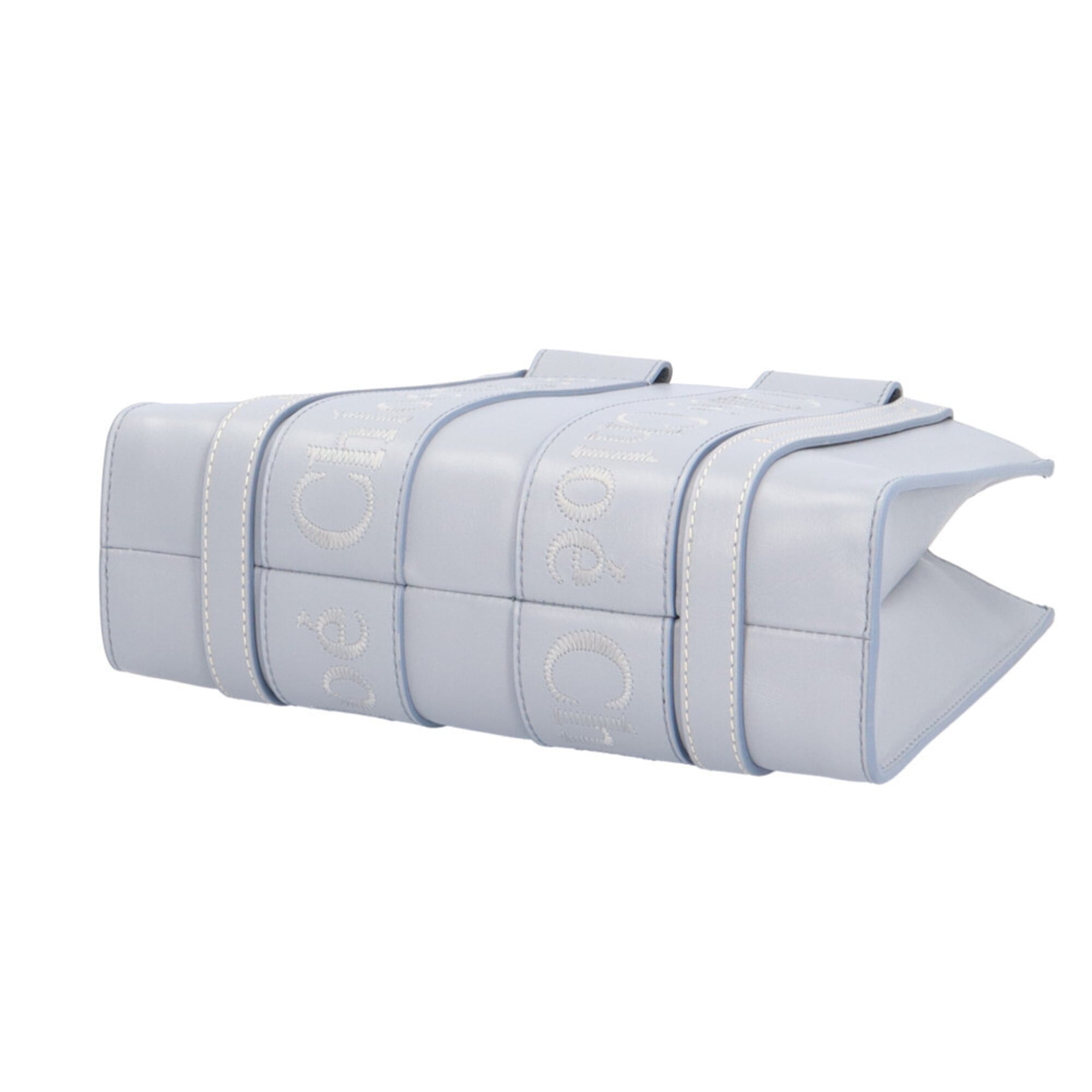 Chloé Blue Leather Shoulder Bag (Pre-Owned)