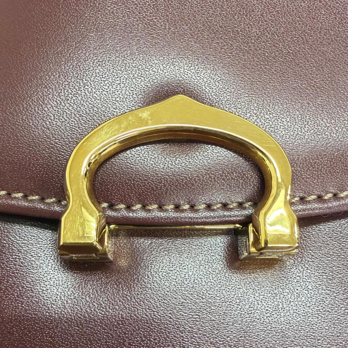 Cartier Bordeaux Leather Briefcase (Pre-Owned)