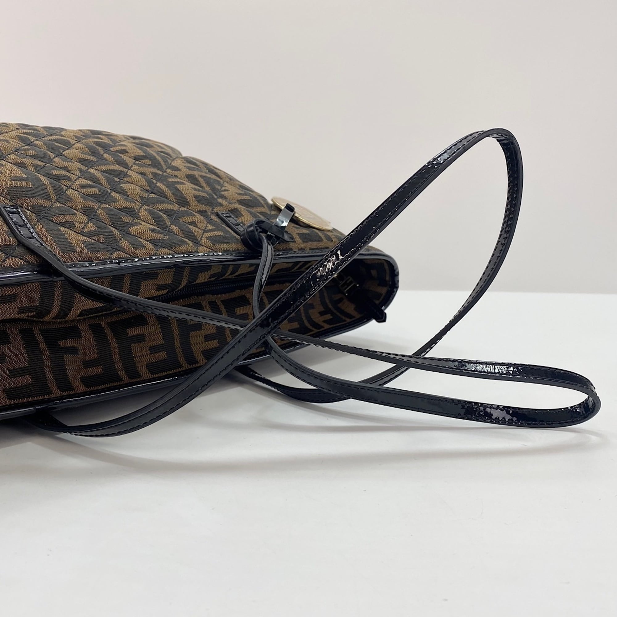 Fendi Zucca Brown Zucca Tote Bag (Pre-Owned)