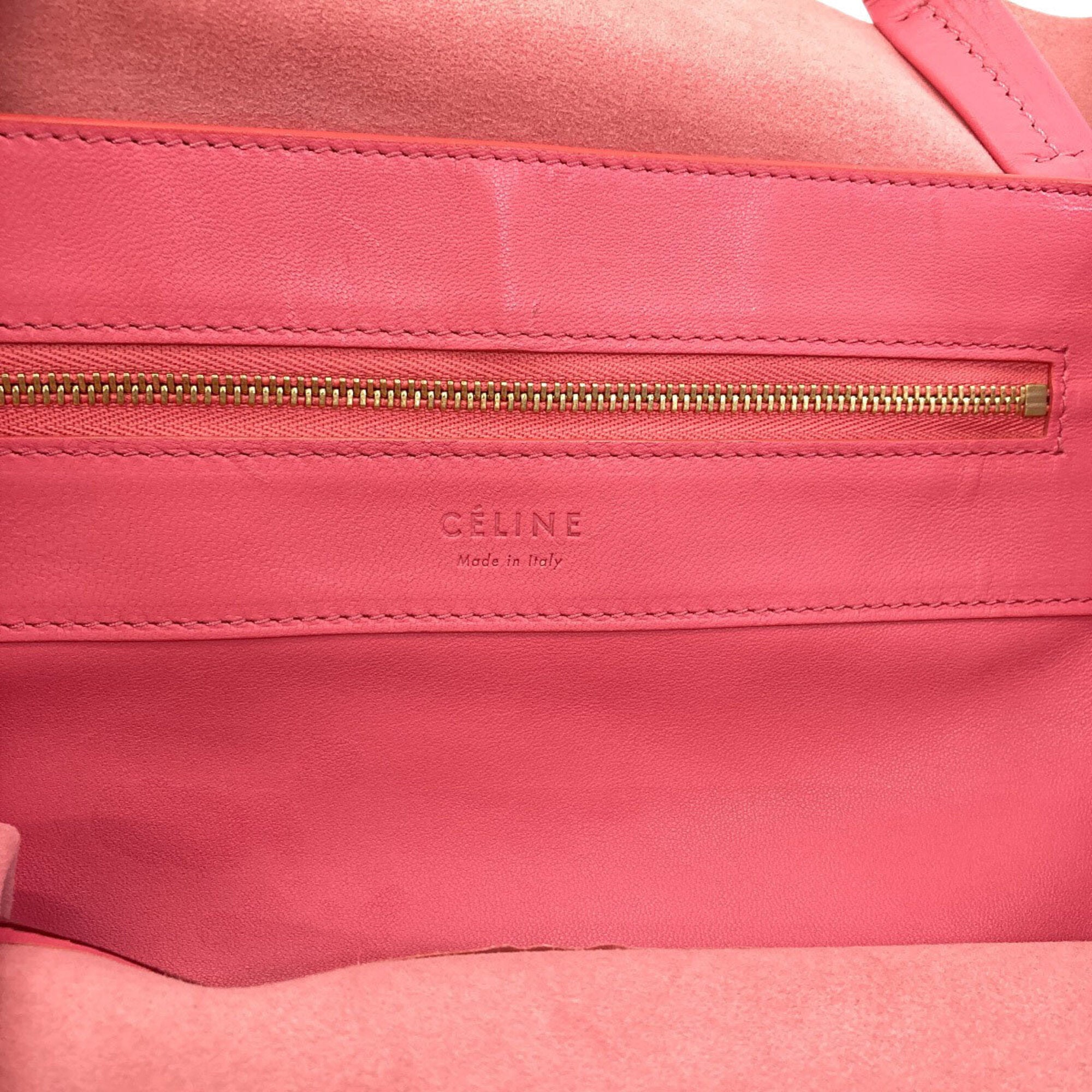Celine Pink Leather Tote Bag (Pre-Owned)