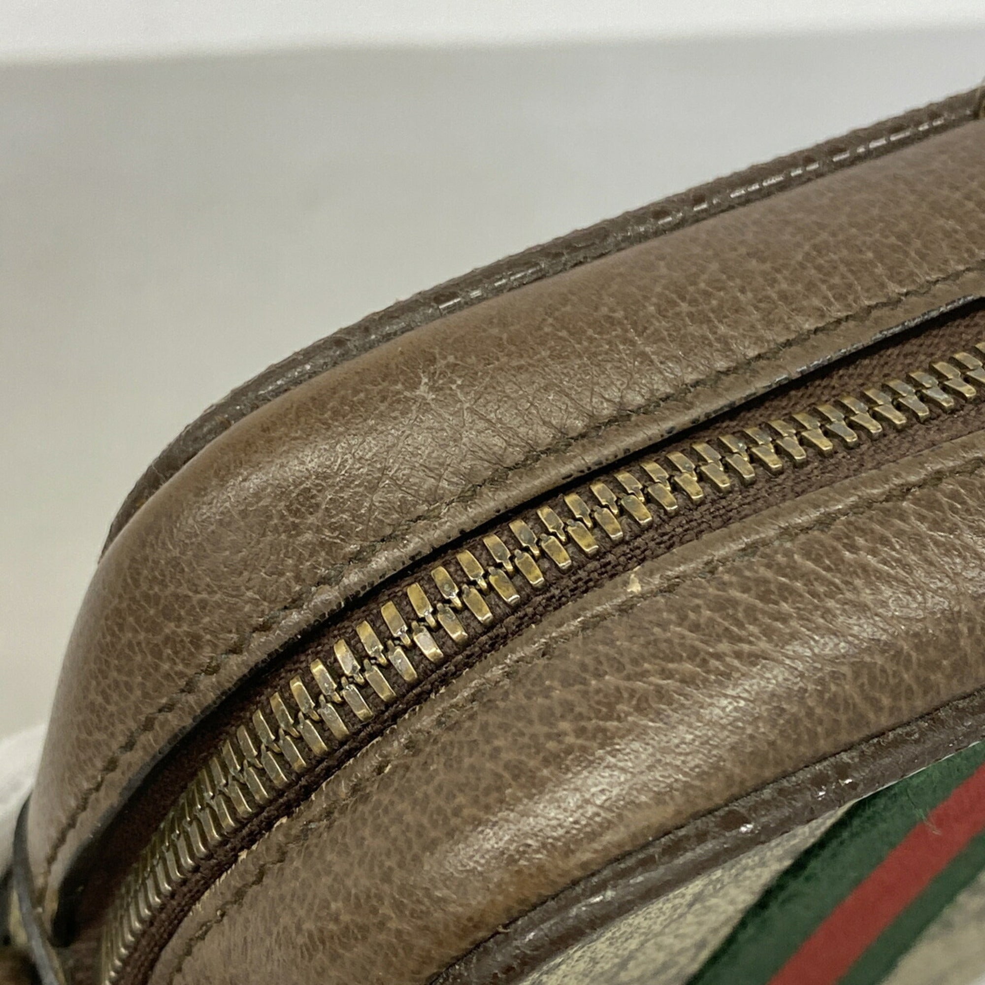 Gucci Brown Pvc Shoulder Bag (Pre-Owned)