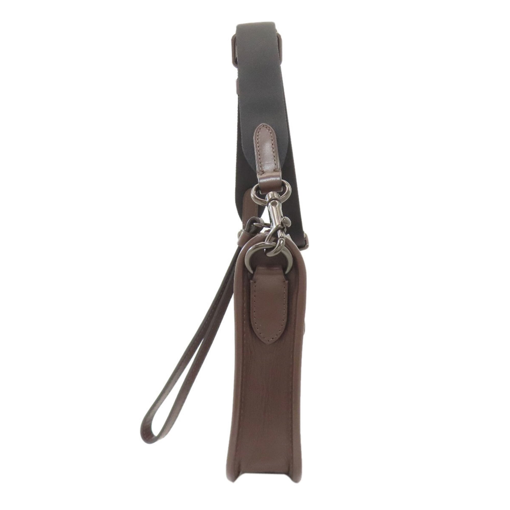 Coach Brown Leather Shoulder Bag (Pre-Owned)