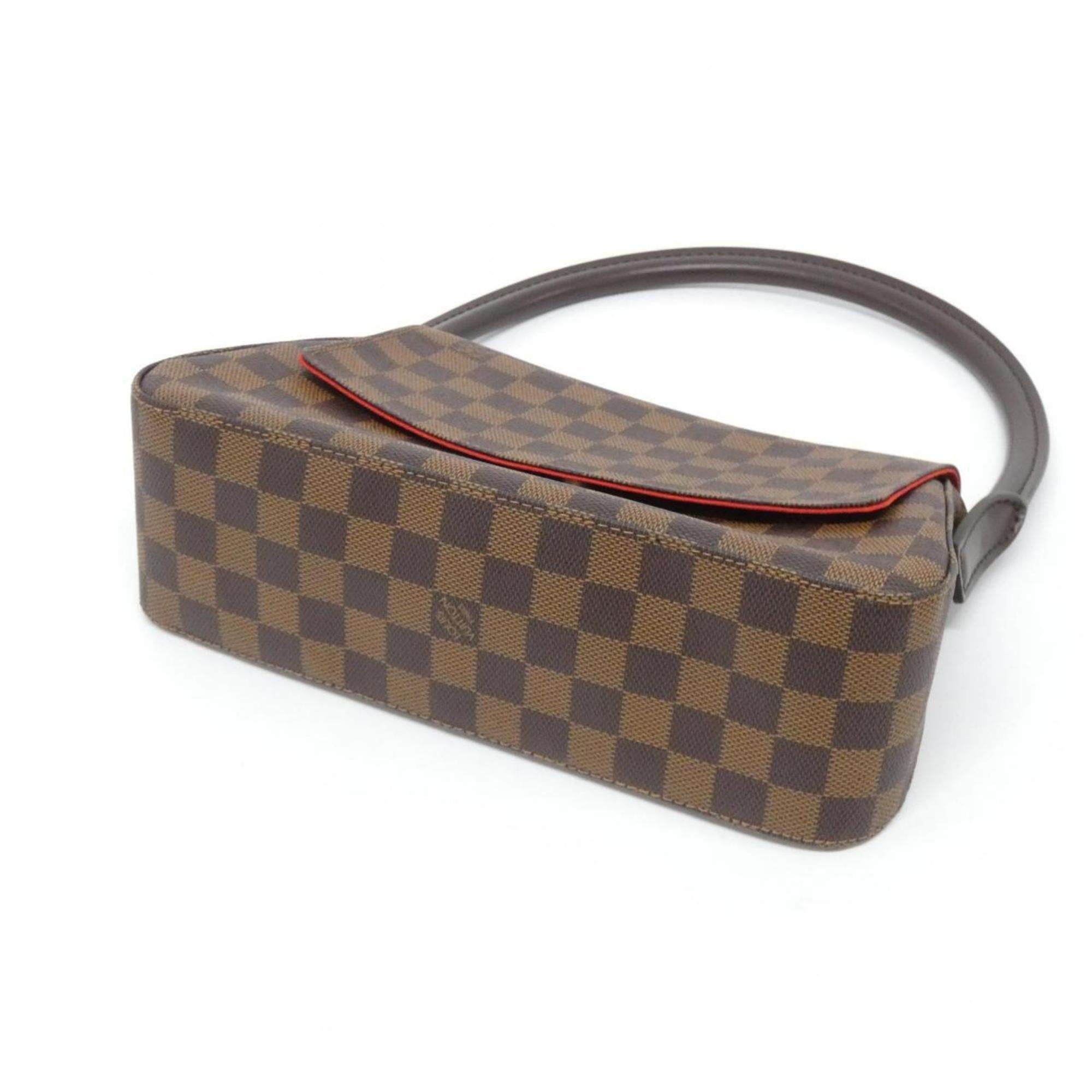Louis Vuitton Brown Coated Canvas Shoulder Bag (Pre-Owned)