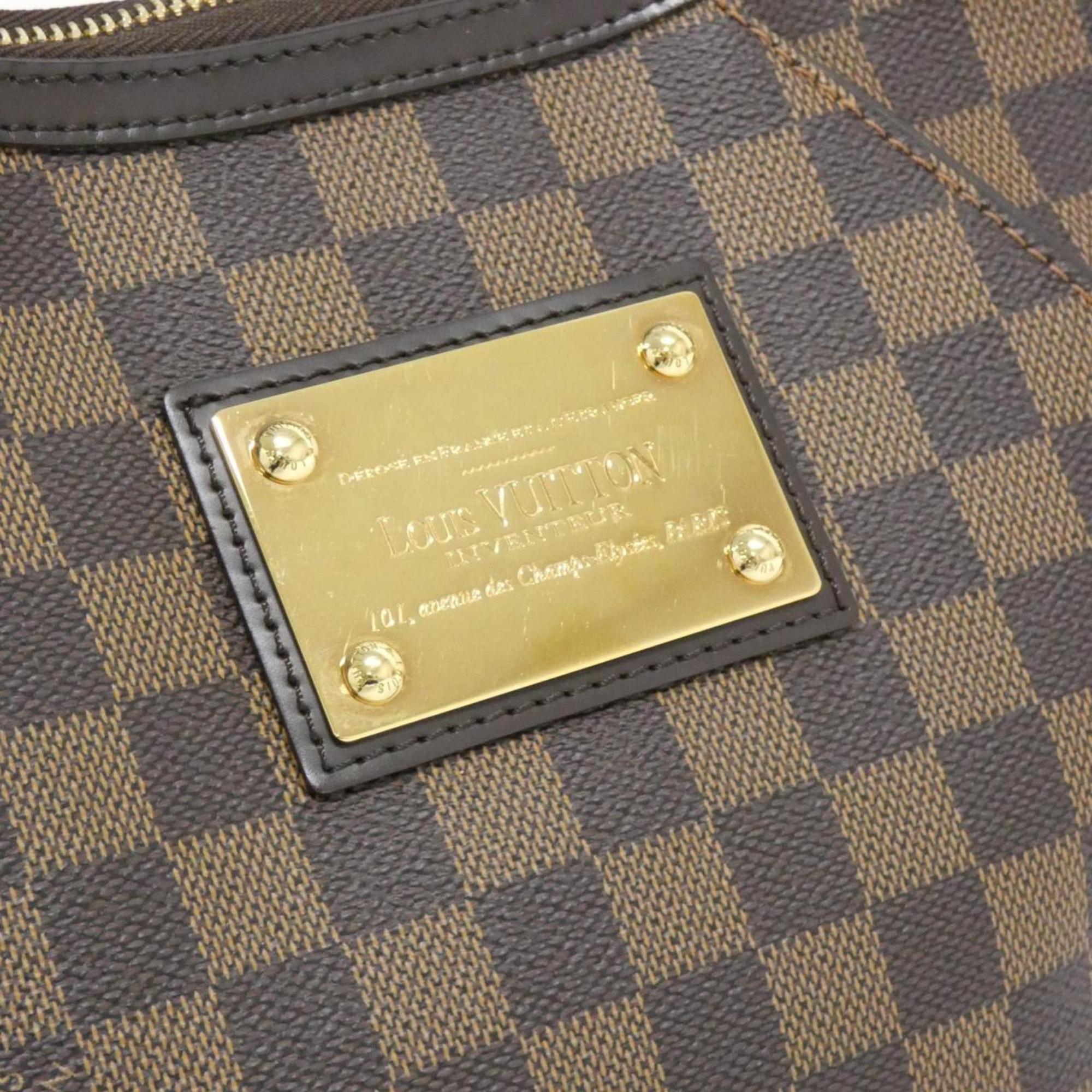 Louis Vuitton Brown Coated Canvas Shoulder Bag (Pre-Owned)