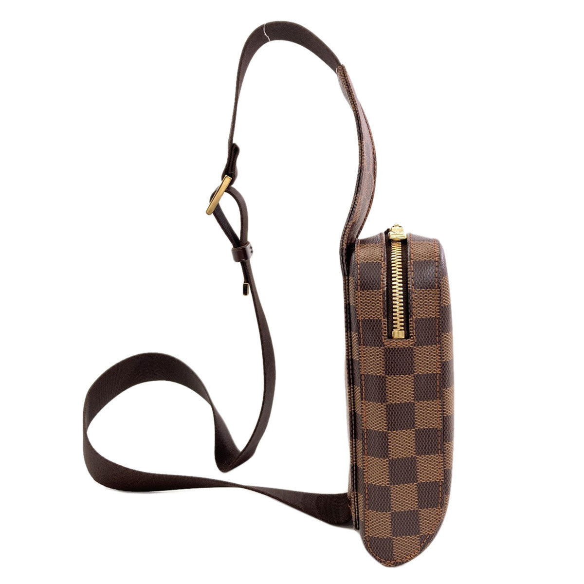 Louis Vuitton Damier Damier Canvas Ebene Damier Canvas Sling Bag (Pre-Owned)