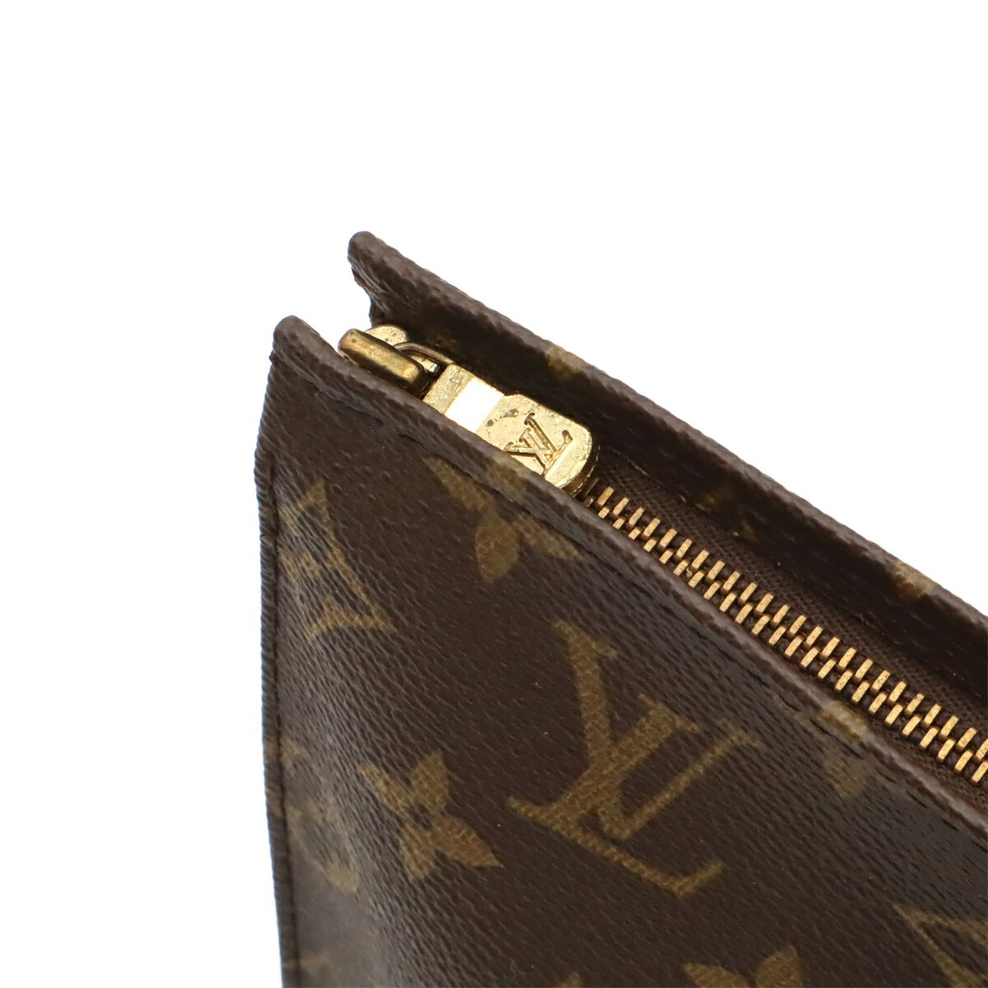 Louis Vuitton Brown Monogram Canvas Pochette Pouch (Pre-Owned)