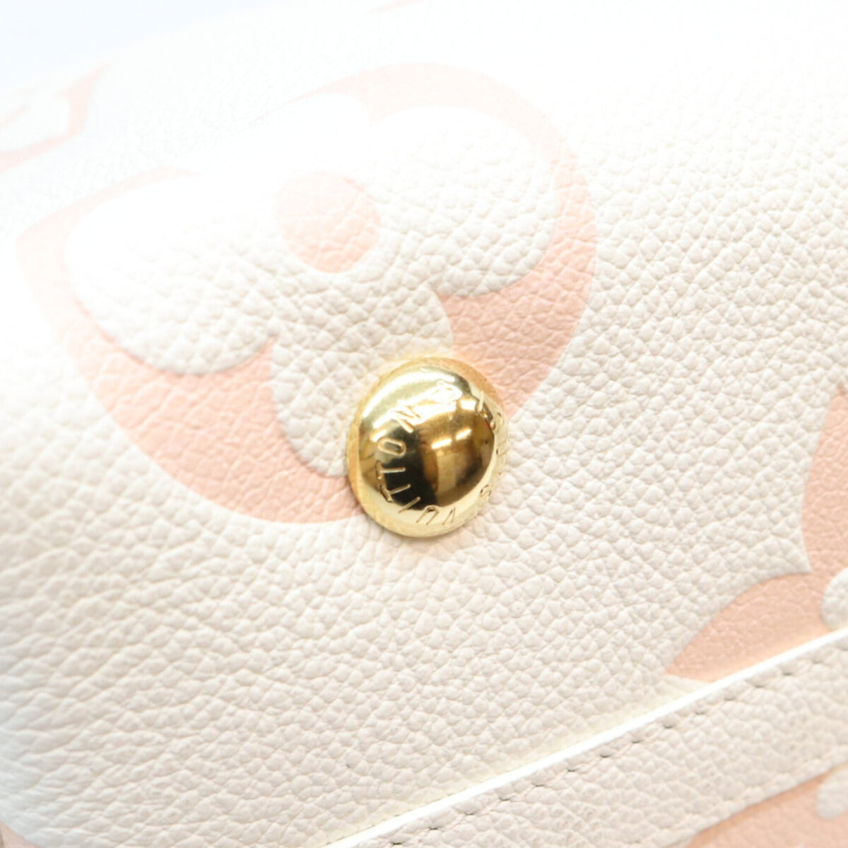 Louis Vuitton Pink White Monogram Empreinte Shoulder Bag (Pre-Owned)
