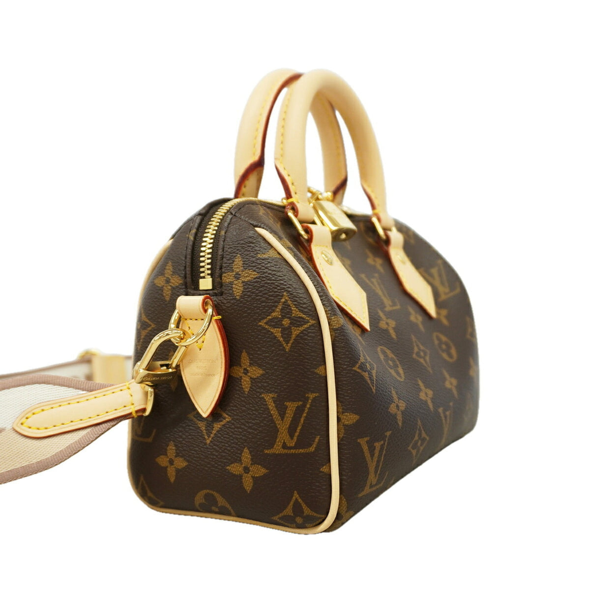 Louis Vuitton Beige Brown Handbag (Pre-Owned)