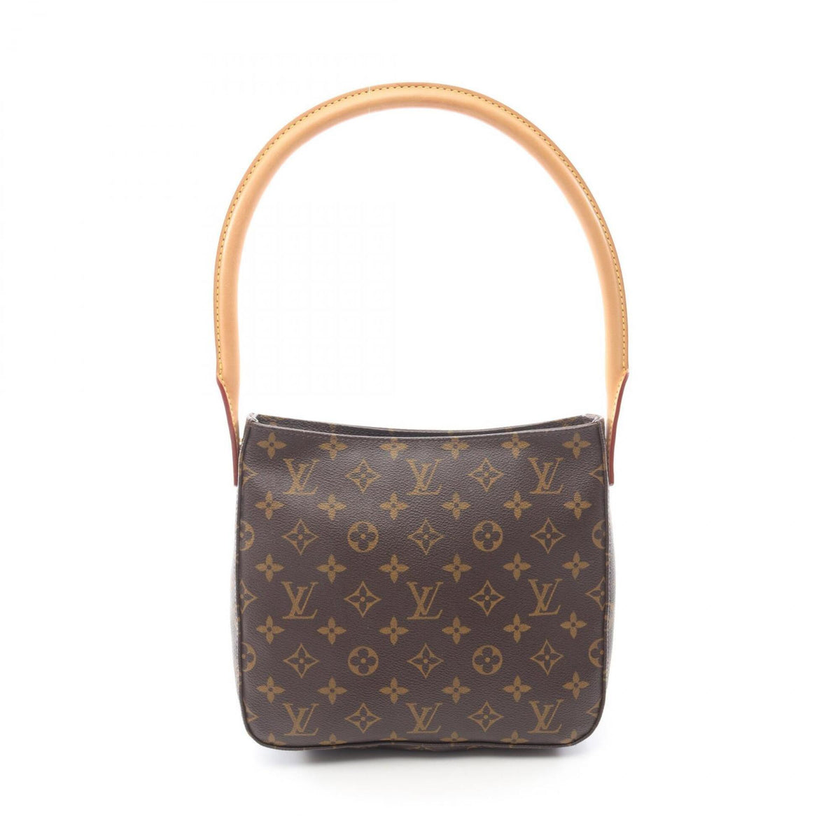 Louis Vuitton Brown Monogram Coated Canvas Handbag Shoulder Bag (Pre-Owned)