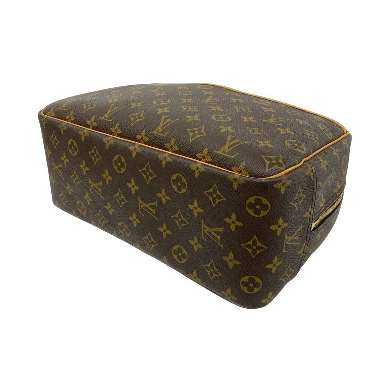 Louis Vuitton Brown Leather Pvc Boston Bag Handbag (Pre-Owned)