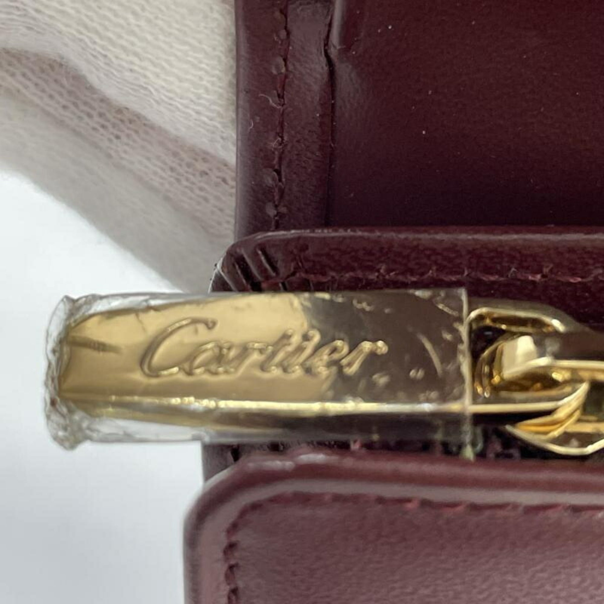Cartier Red Color Wallet (Bi-Fold) (Pre-Owned)