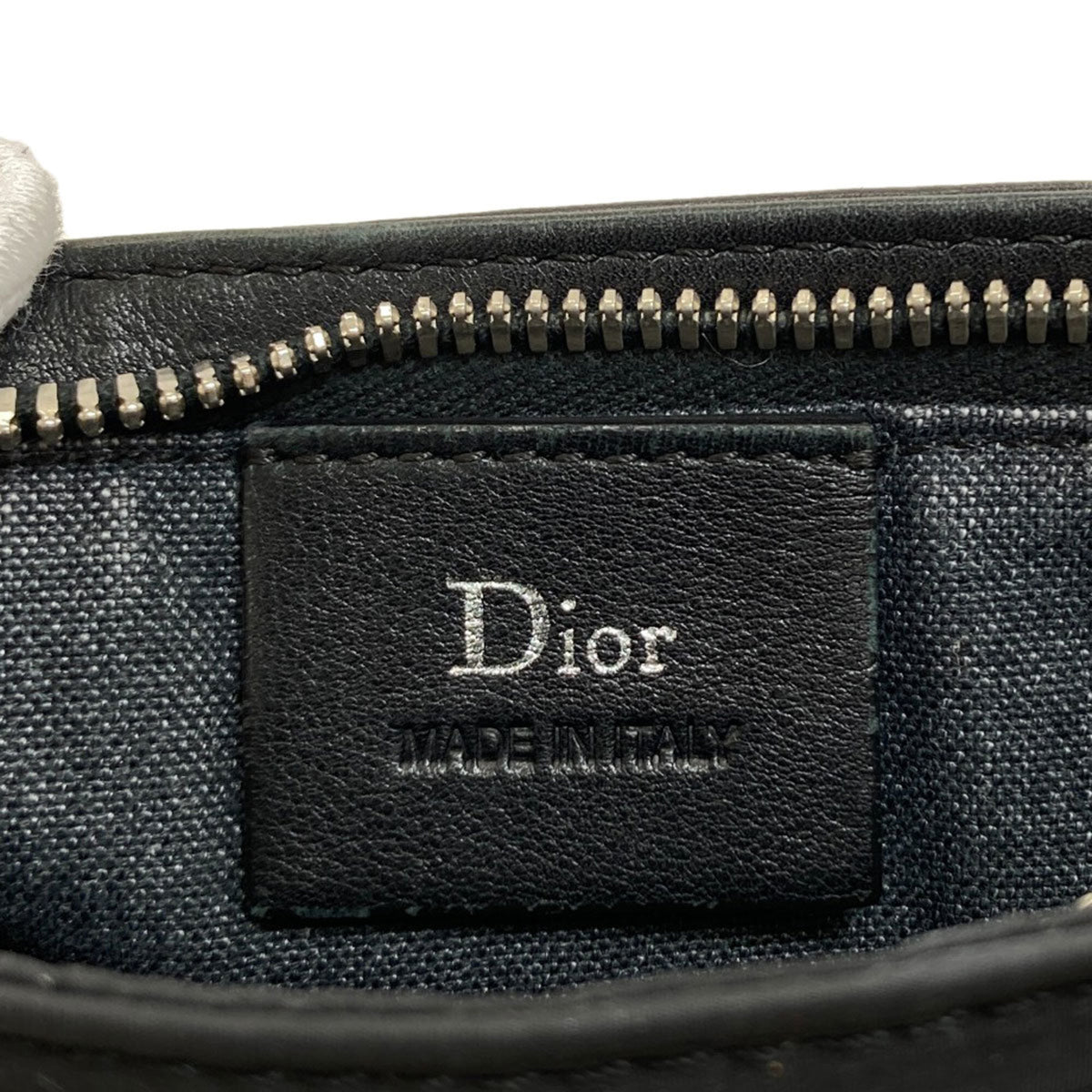 Christian Dior Black Leather Shoulder Bag (Pre-Owned)