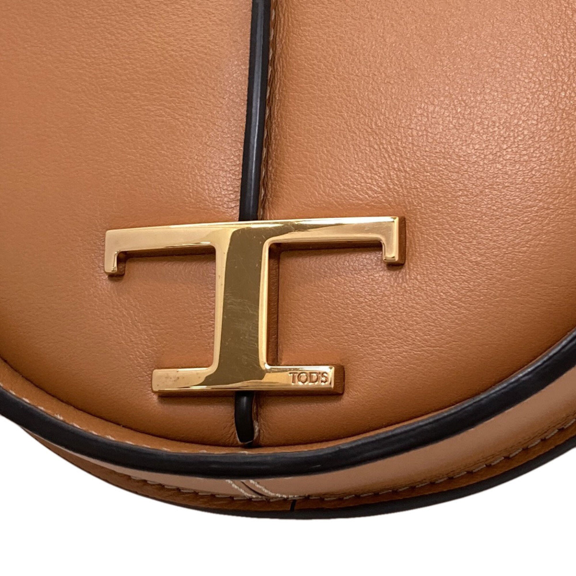Tod's Brown Leather Handbag (Pre-Owned)