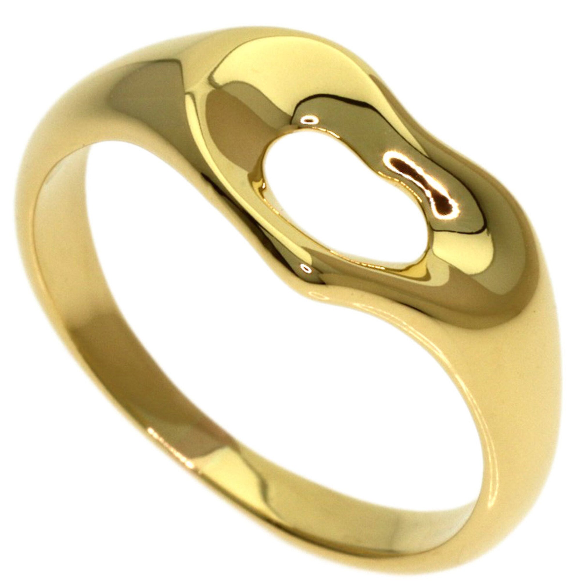 Tiffany Open Heart Yellow Band Ring (Pre-Owned)