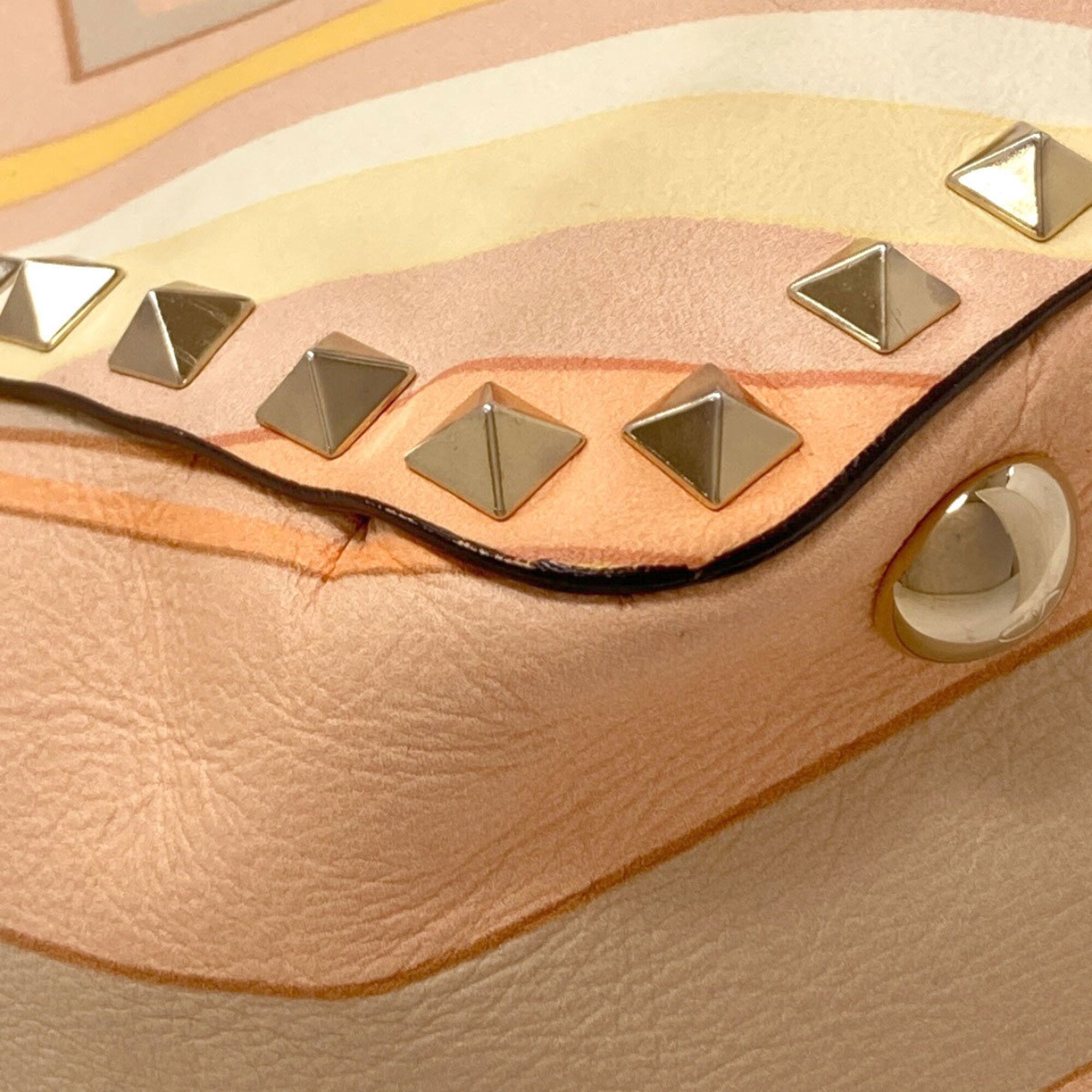 Unspecified Orange Leather Handbag (Pre-Owned)