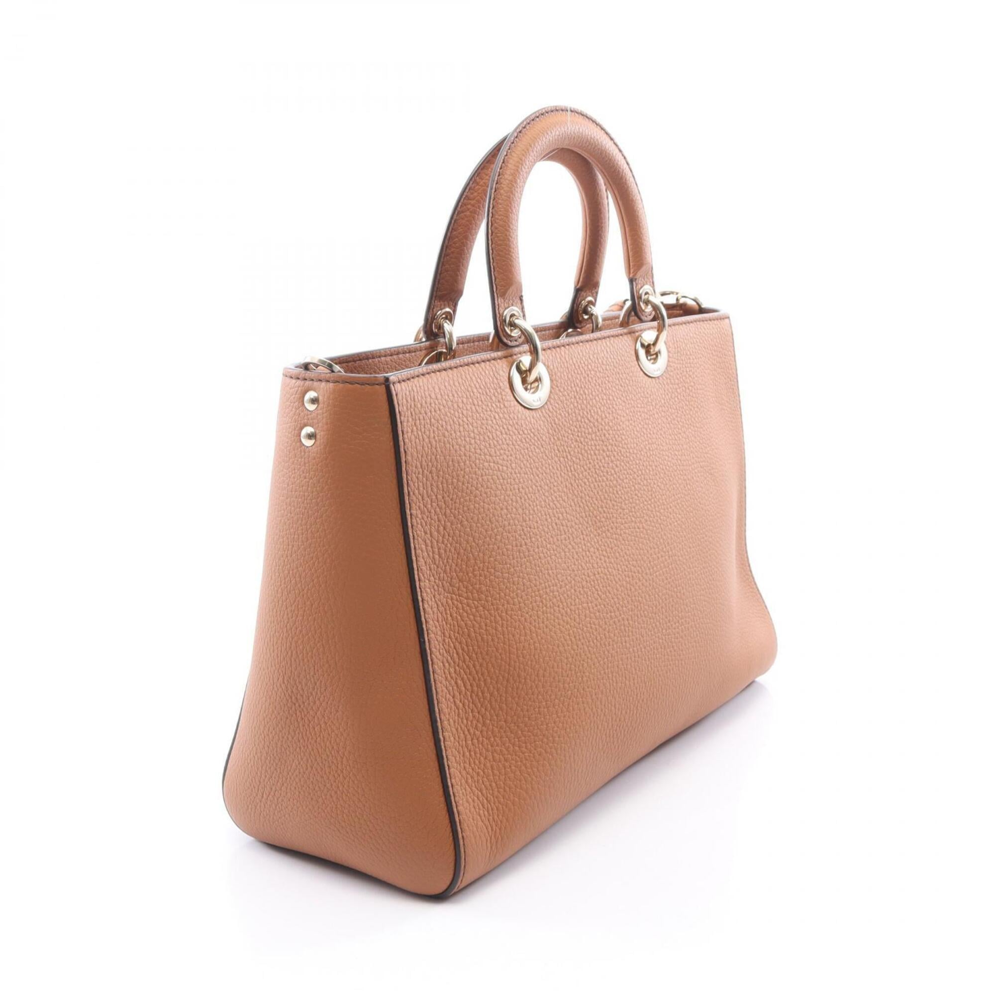 Christian Dior Brown Leather Handbag (Pre-Owned)