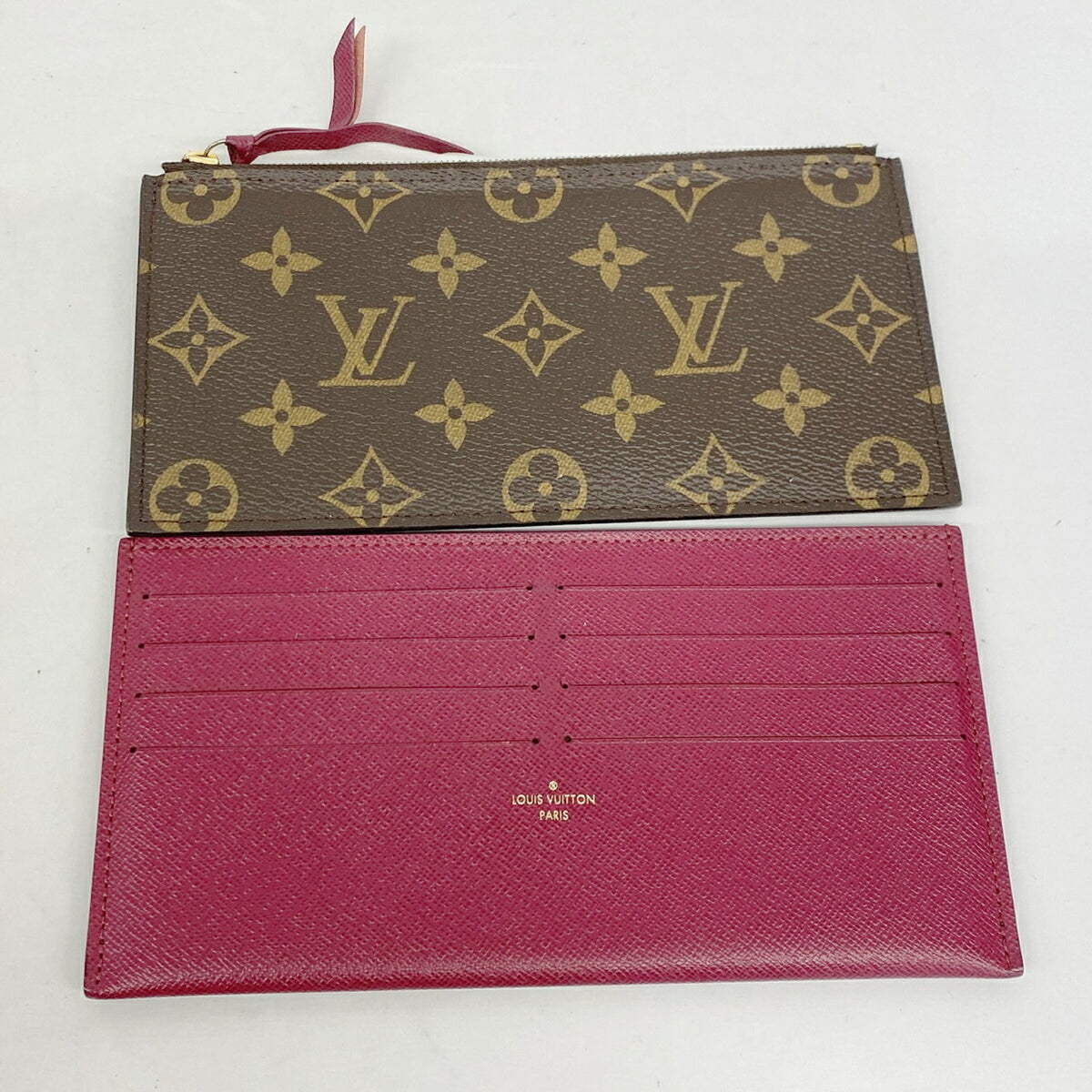 Louis Vuitton Fuchsia Chain/Shoulder Wallet (Pre-Owned)