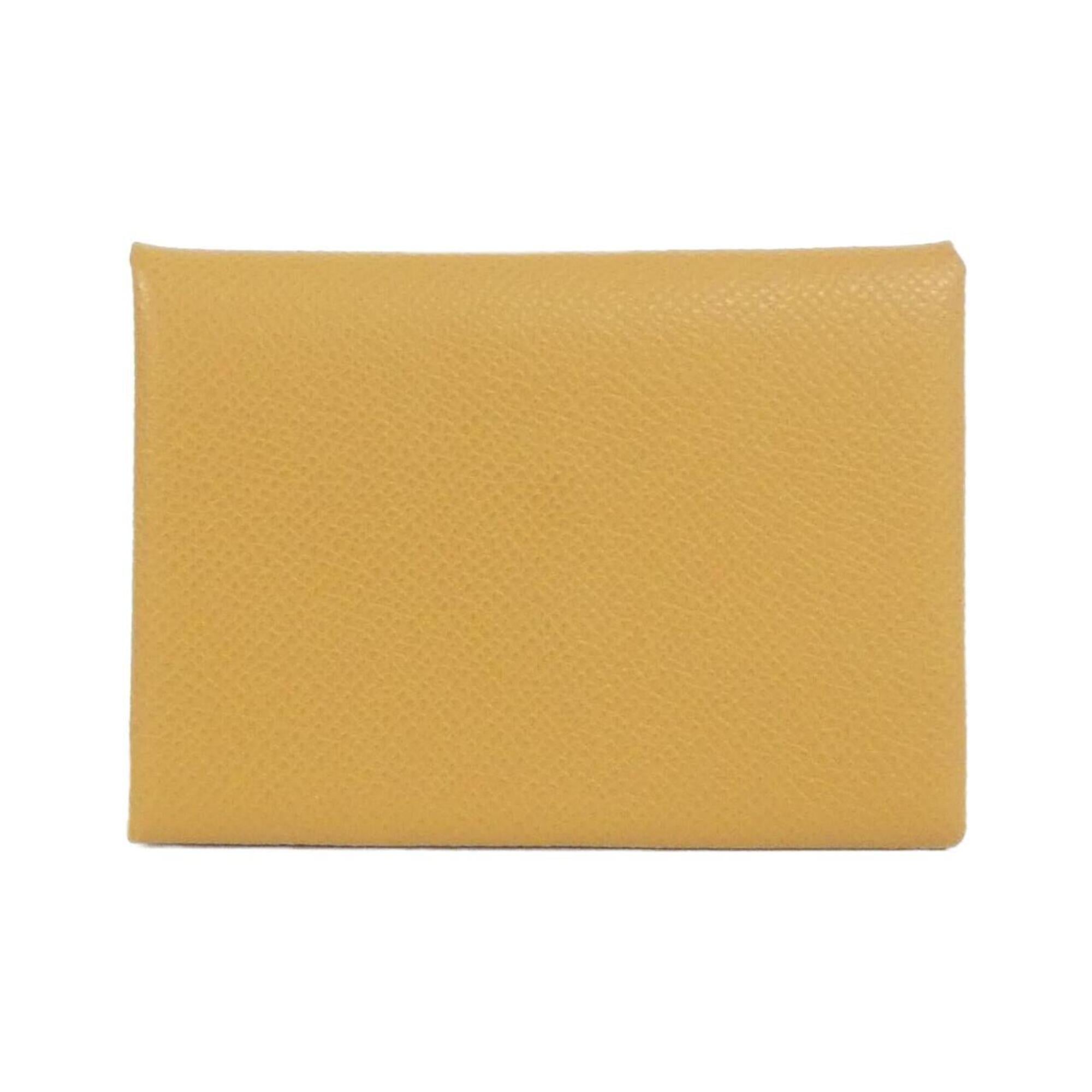 Hermes Brown Epsom Leather Coin Purse/Coin Case (Pre-Owned)