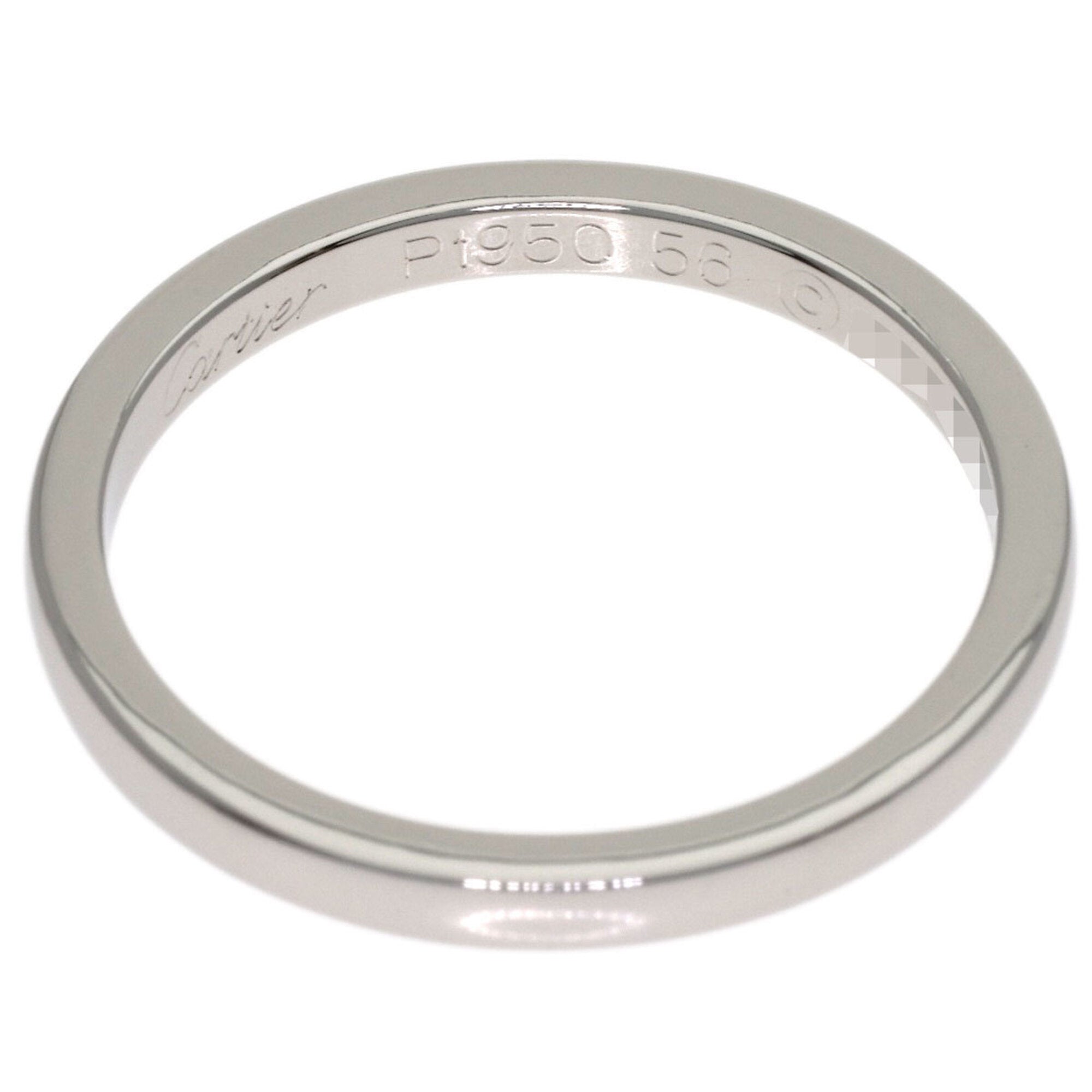 Cartier Platinum 950 Band Ring (Pre-Owned)