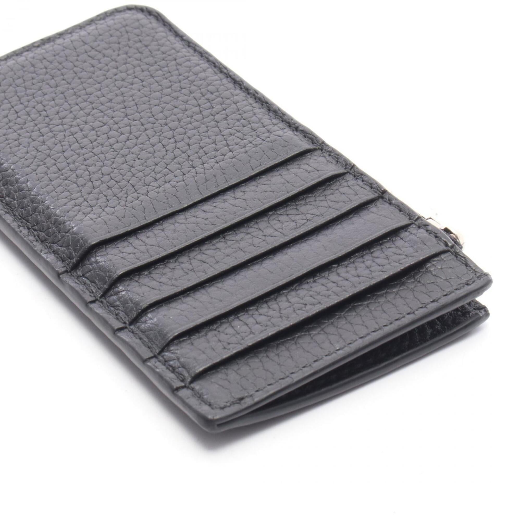 Gucci Black Leather Coin Purse/Coin Case (Pre-Owned)