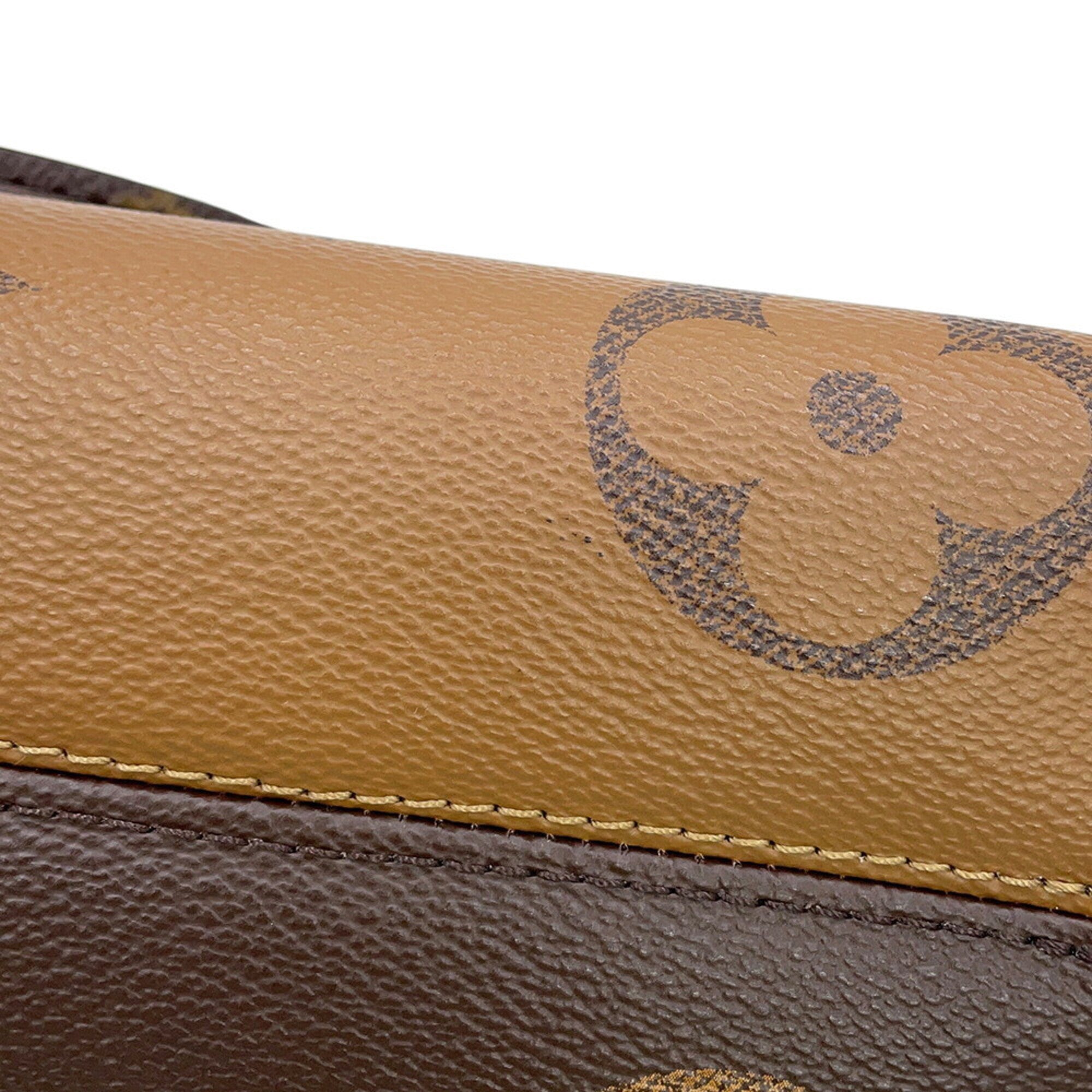 Louis Vuitton Monogram Reverse Red Color Monogram Reverse Handbag (Pre-Owned)