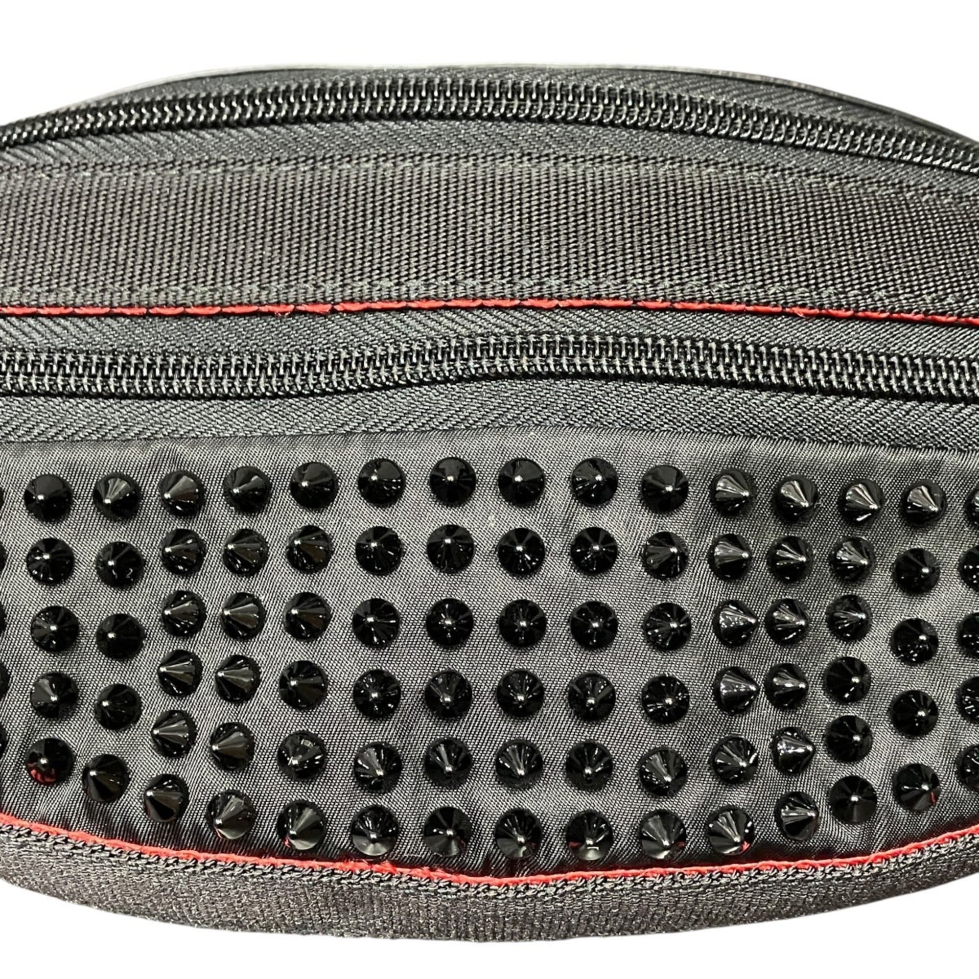 Christian Louboutin Black Nylon Sling Bag (Pre-Owned)