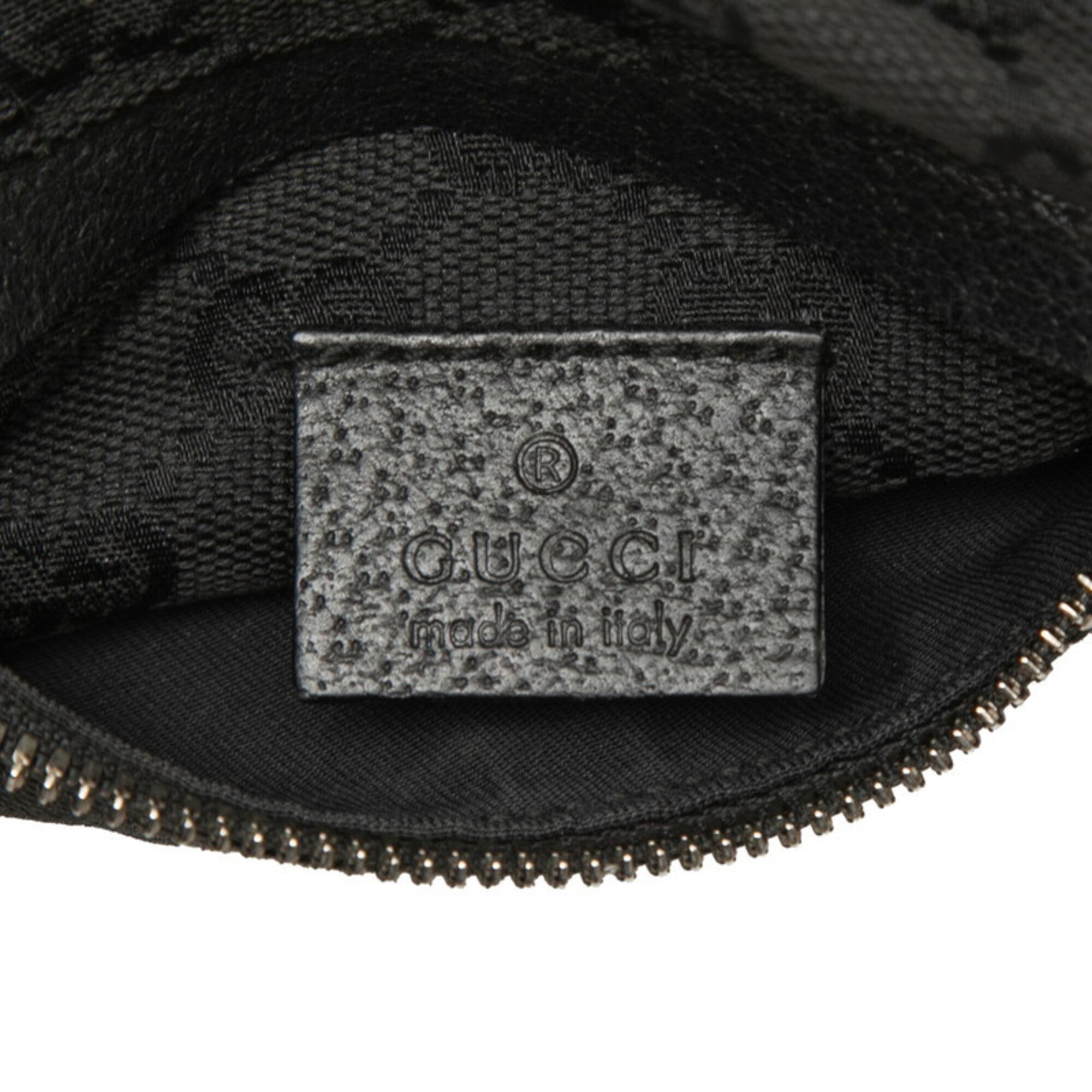 Gucci Black Canvas Leather Fanny Pack (Pre-Owned)