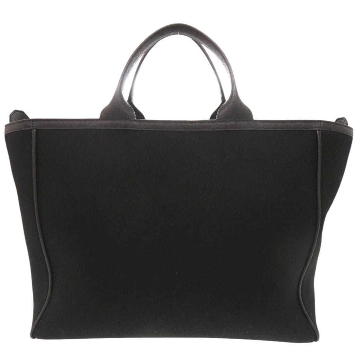 Valextra Black Leather Tote Bag (Pre-Owned)