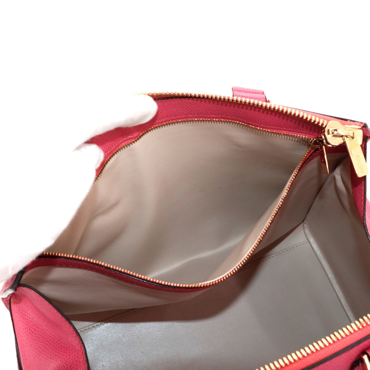 Valextra Pink Leather Handbag (Pre-Owned)