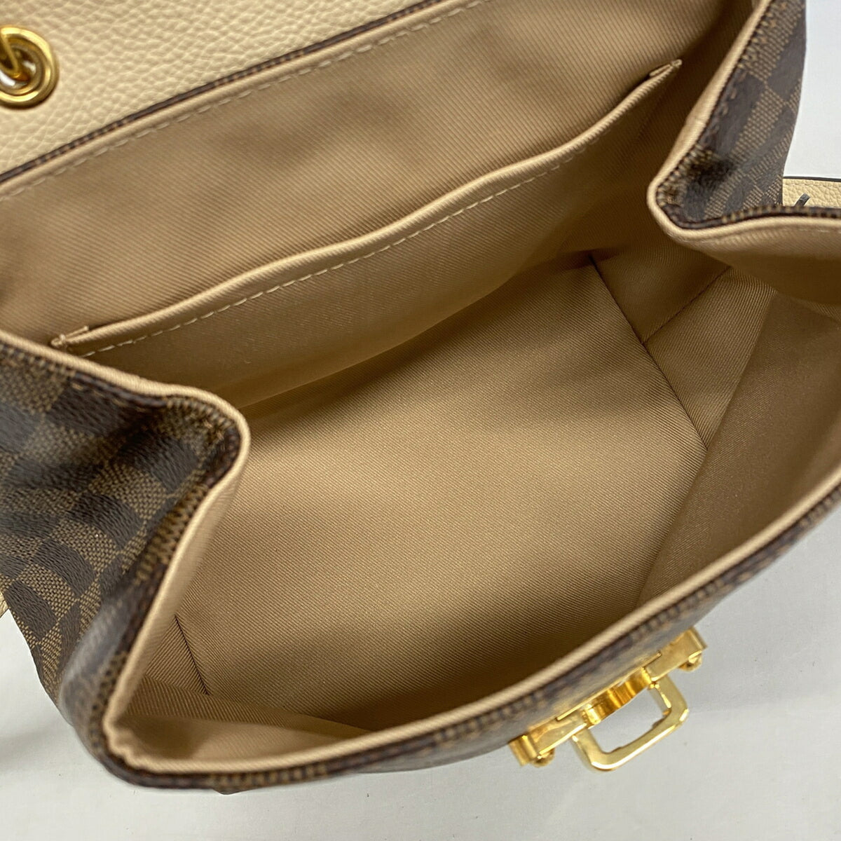Louis Vuitton Cream Ebene Backpack (Pre-Owned)