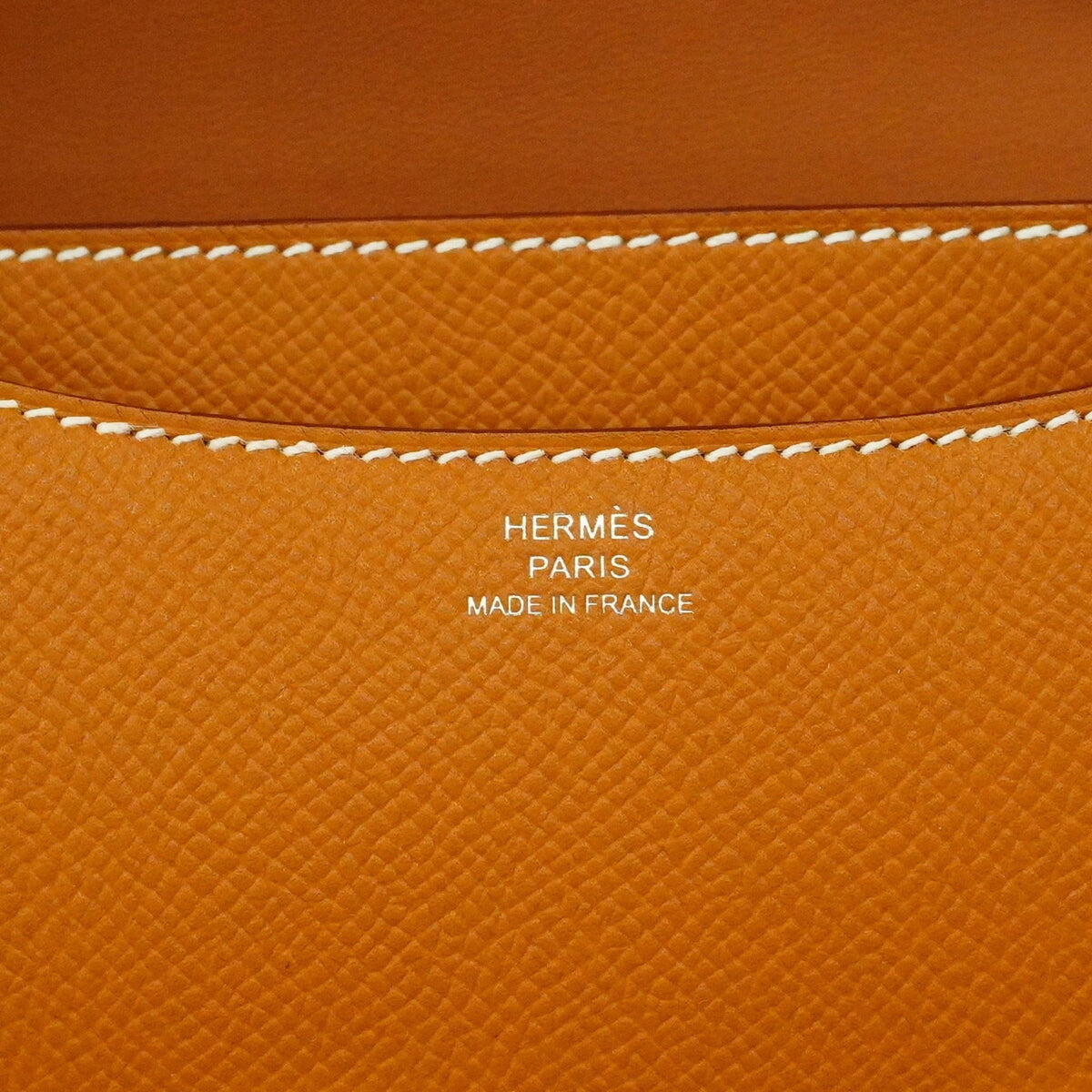 Hermes Gold Leather Shoulder Bag (Pre-Owned)
