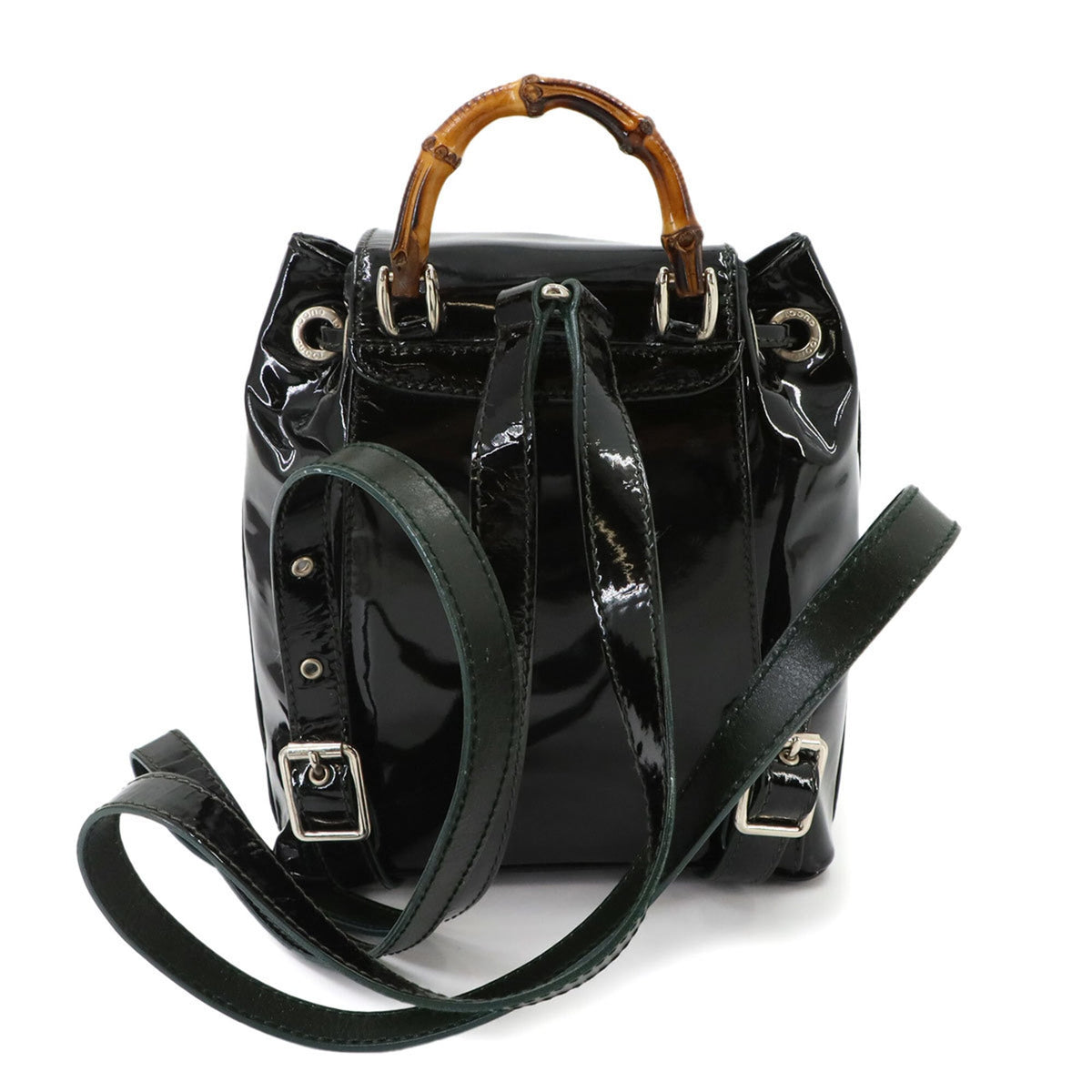 Gucci Black Leather Backpack (Pre-Owned)