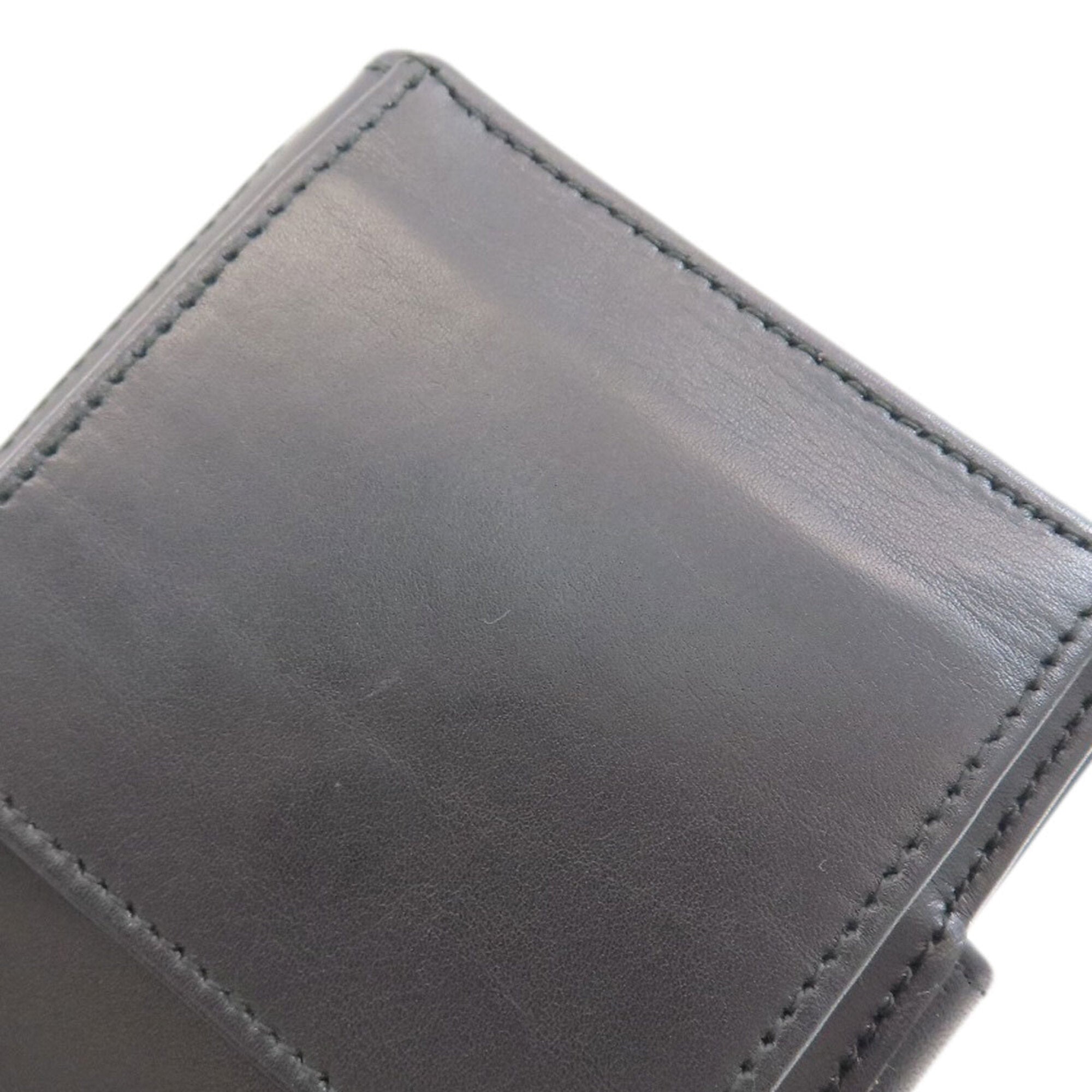 Gucci Black Canvas Leather Wallet (Bi-Fold) (Pre-Owned)