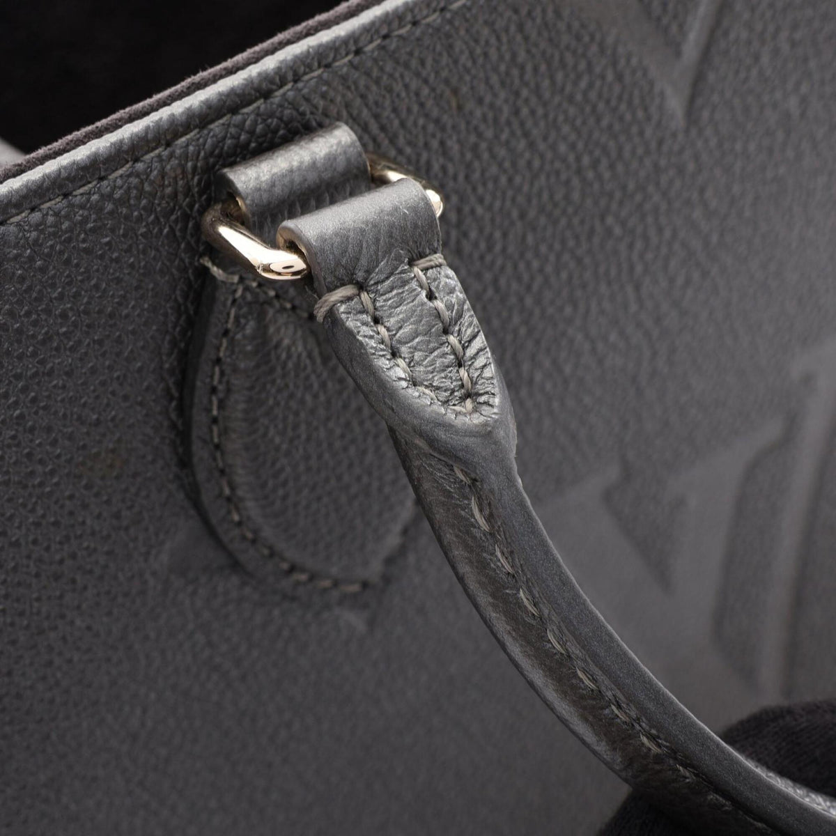 Louis Vuitton Gray Monogram Empreinte Handbag (Pre-Owned)