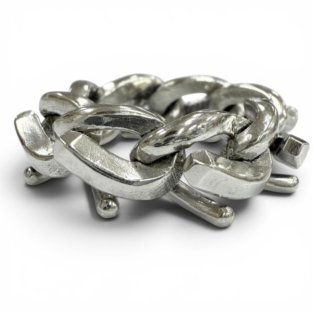 Tiffany Silver Silver 925 Band Ring (Pre-Owned)
