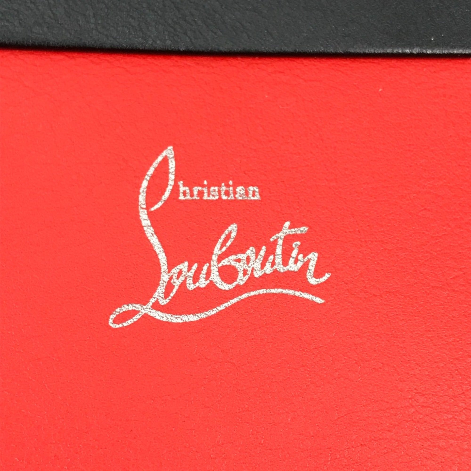 Christian Louboutin Black Leather Clutch Bag (Pre-Owned)
