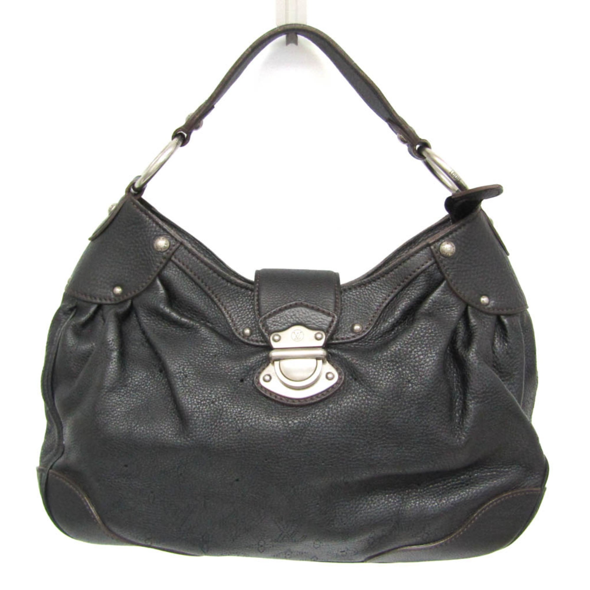 Louis Vuitton Mahina Noir Mahina Leather Shoulder Bag (Pre-Owned)