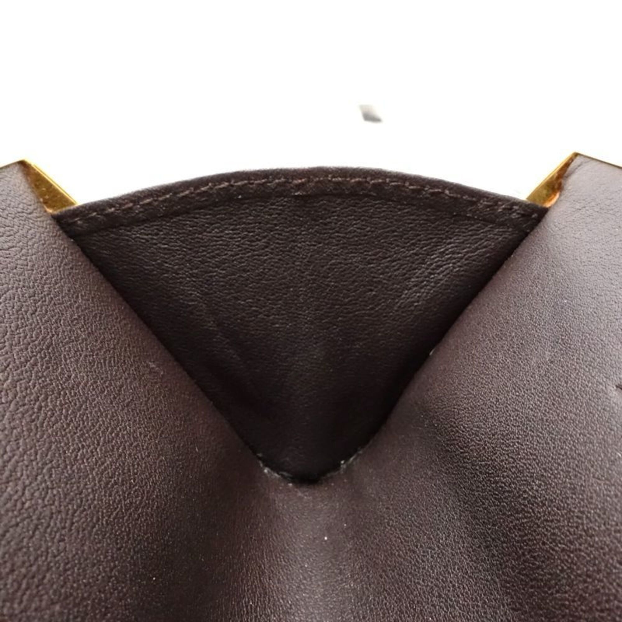 Loewe Brown Leather Coin Purse/Coin Case (Pre-Owned)