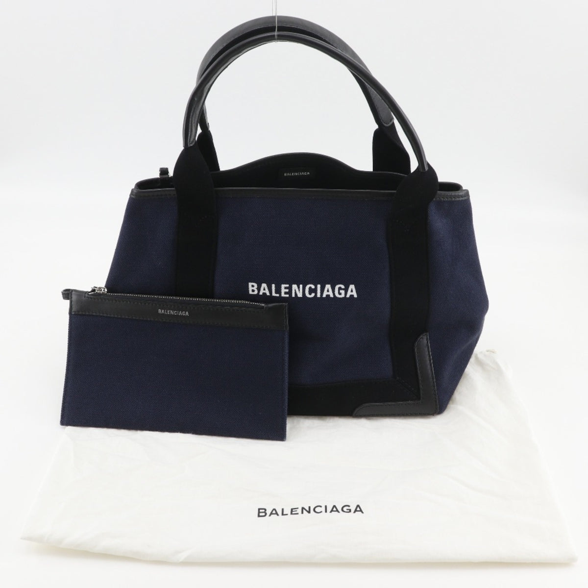 Balenciaga Navy Canvas Tote Bag (Pre-Owned)