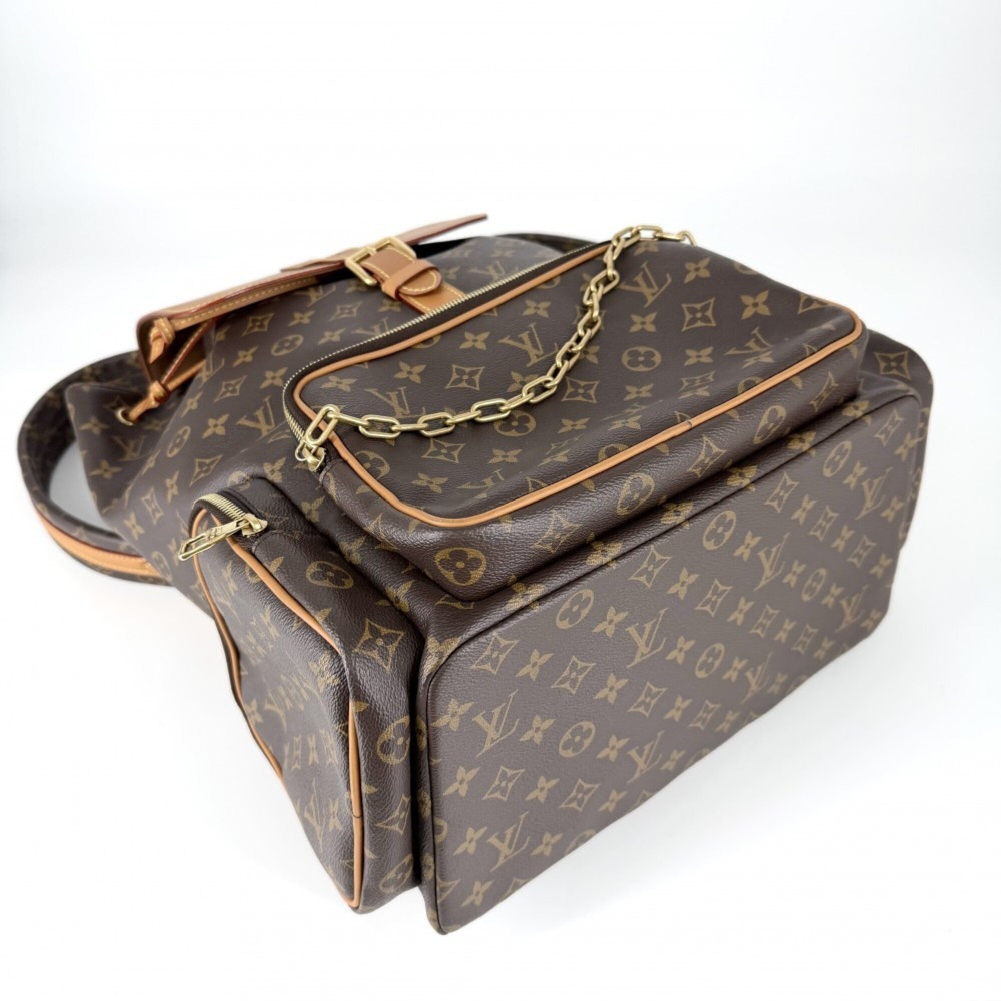 Louis Vuitton Brown Monogram Backpack (Pre-Owned)
