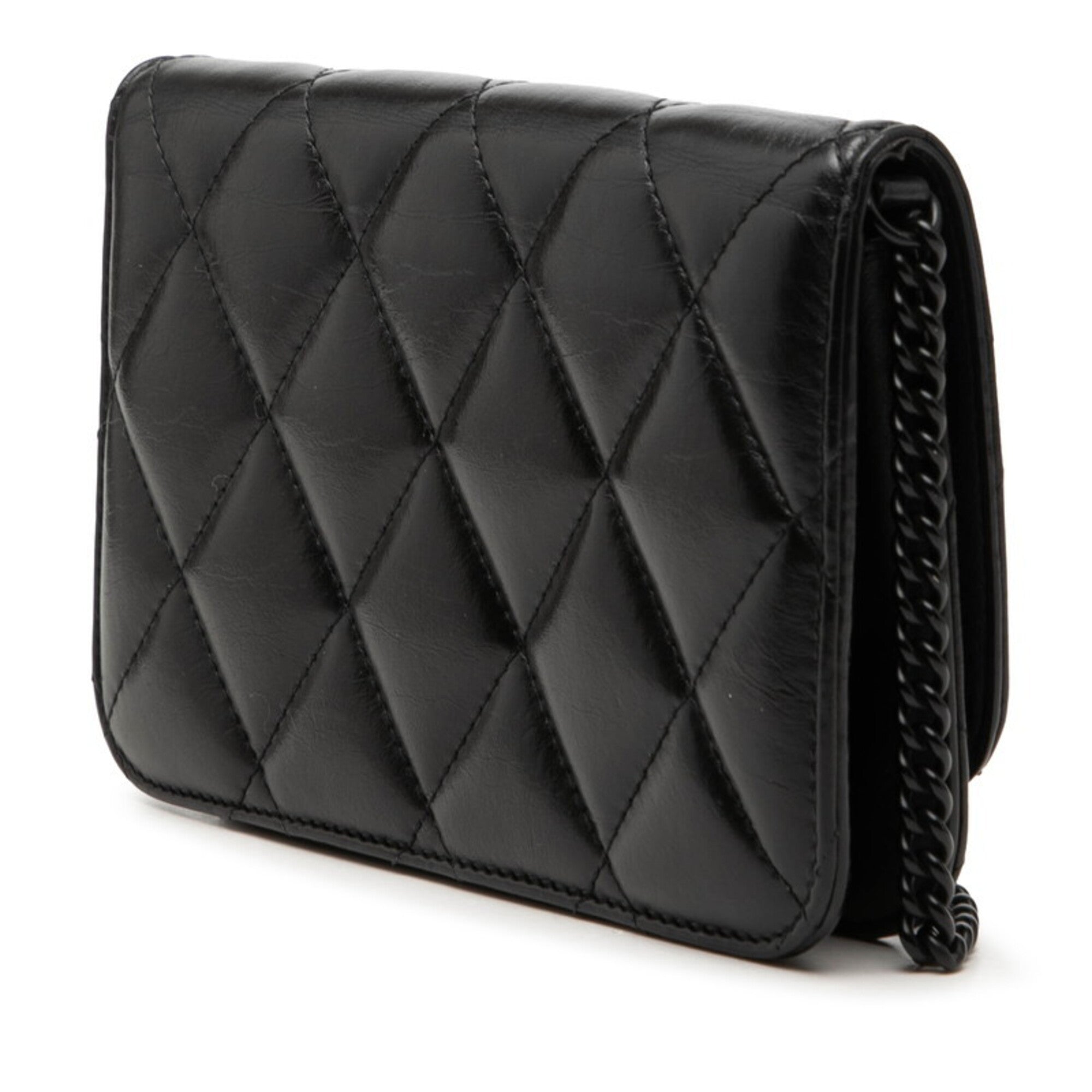 Balenciaga Black Leather Shoulder Bag (Pre-Owned)