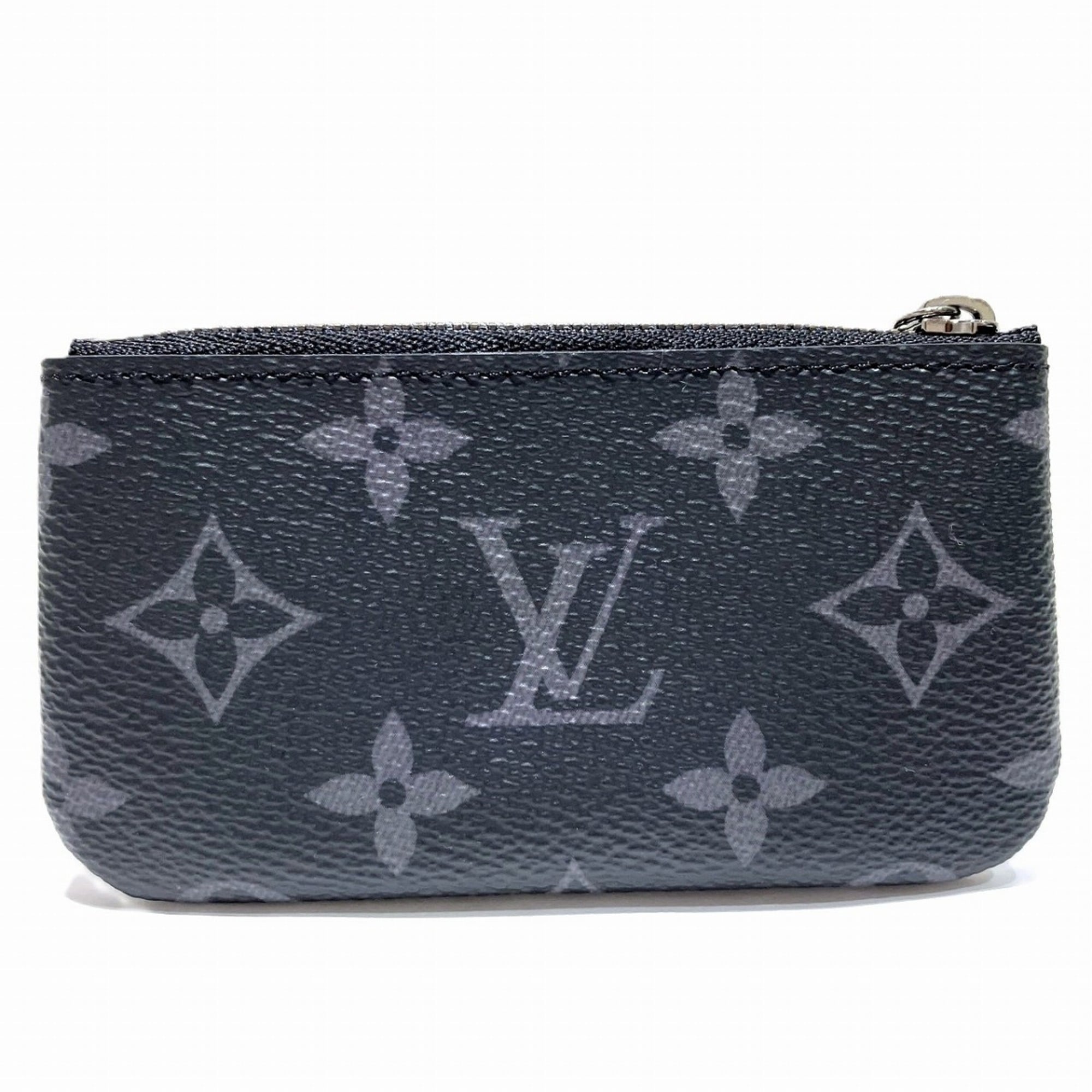 Louis Vuitton Monogram Eclipse Gray Monogram Eclipse Pochette (Pre-Owned)