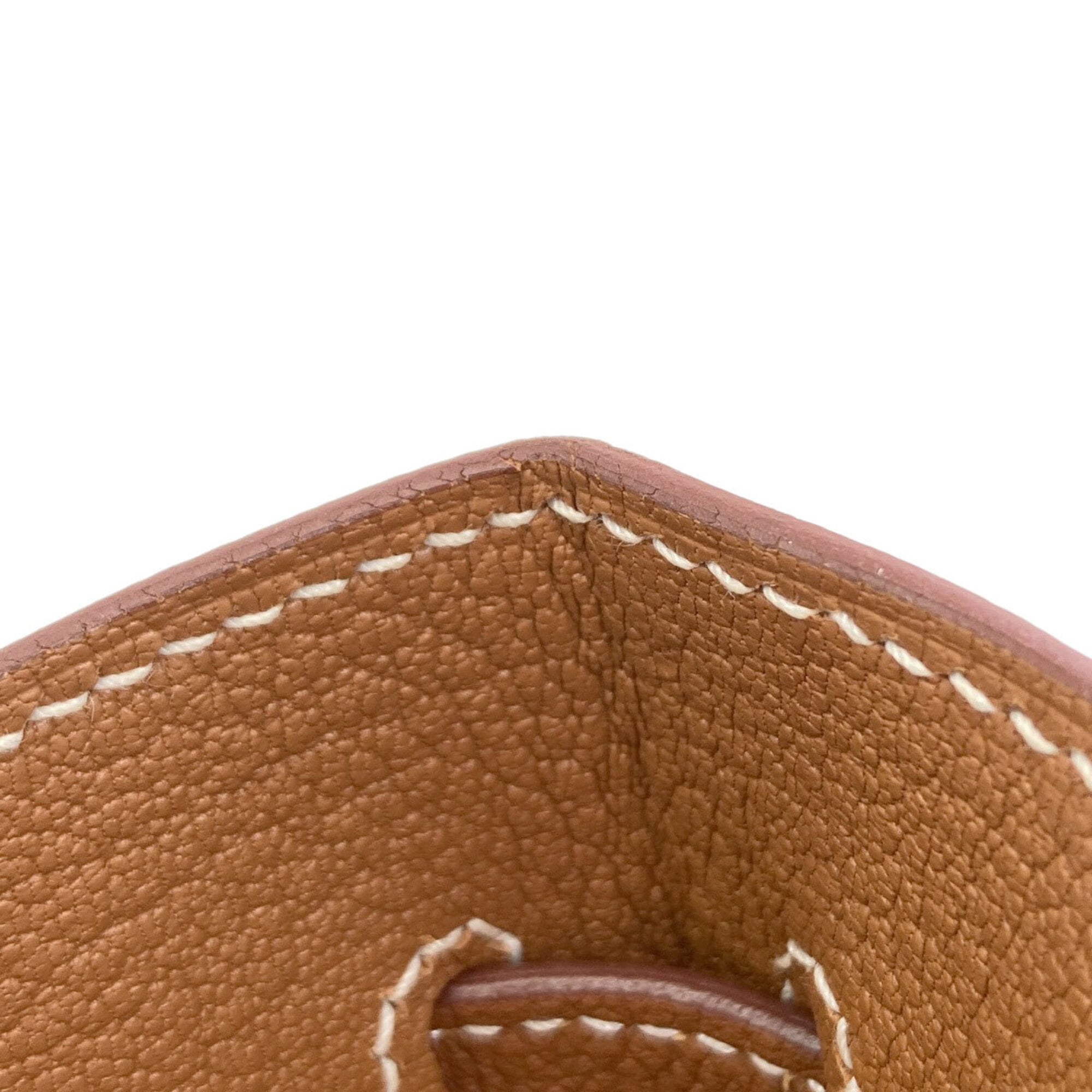 Hermes Gold Togo Leather Handbag (Pre-Owned)